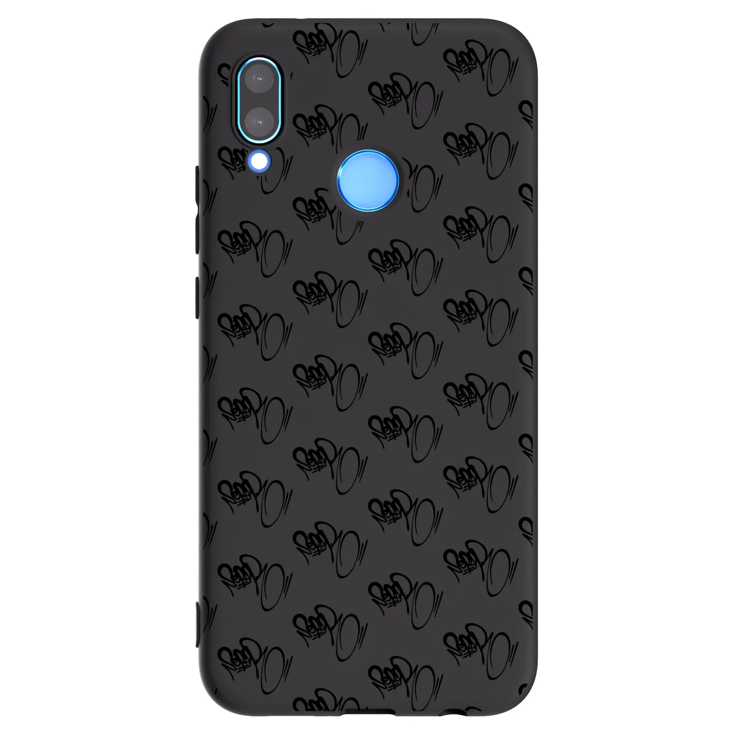 Picasee silikonový černý obal pro Huawei P20 Lite - Separ - Black On Black 1
