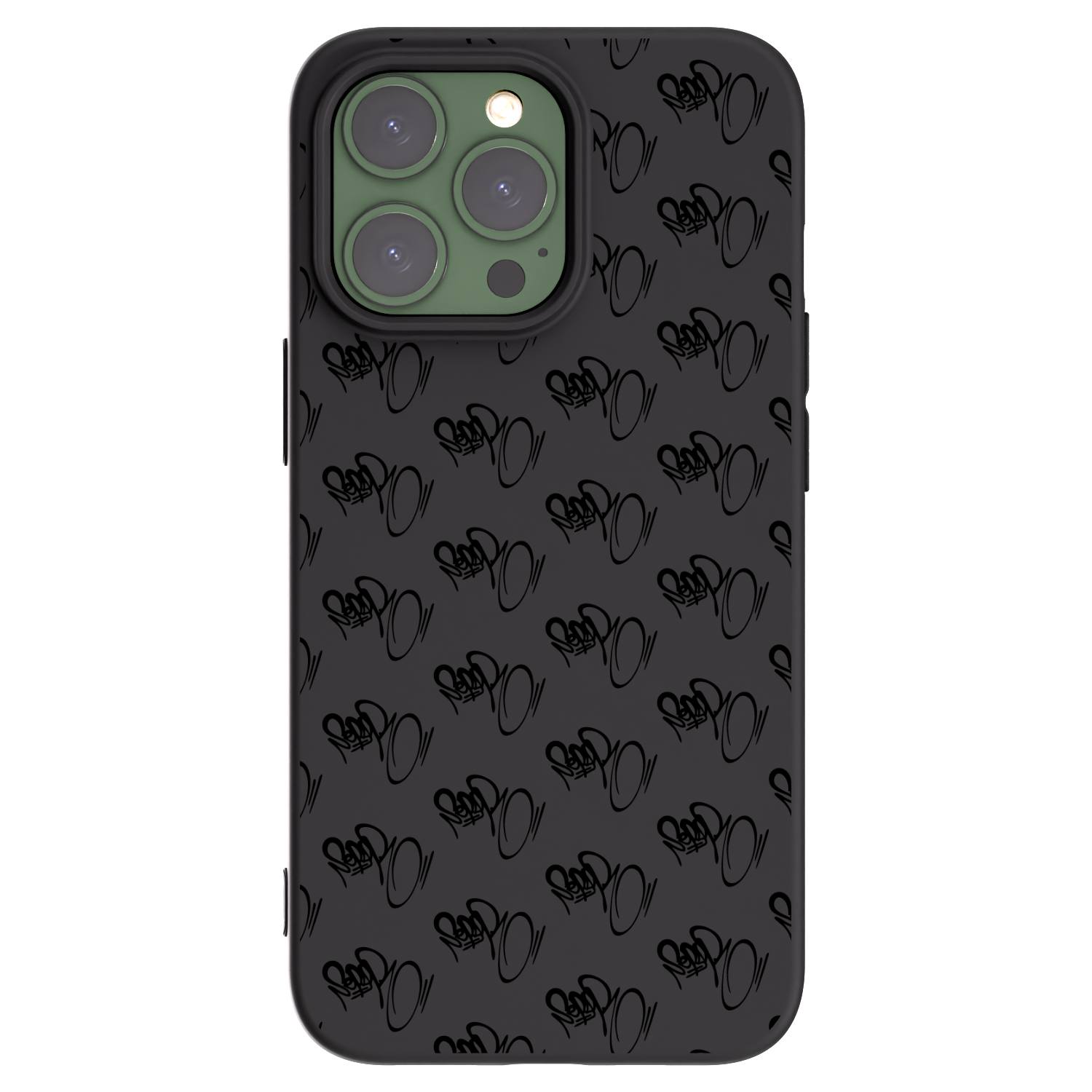 Picasee silikonový černý obal pro Apple iPhone 13 Pro - Separ - Black On Black 1