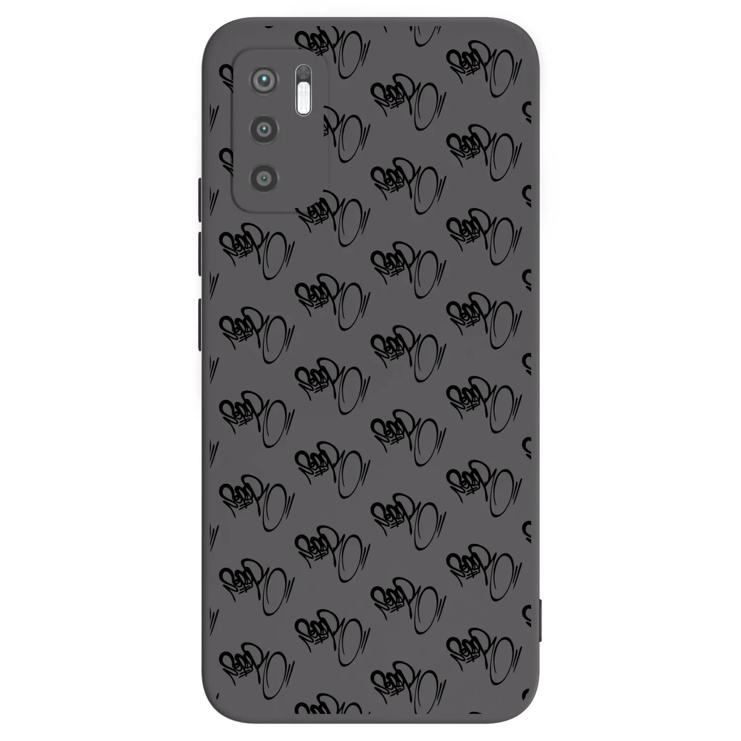 Picasee silikonový černý obal pro Xiaomi Redmi Note 10 5G - Separ - Black On Black 1