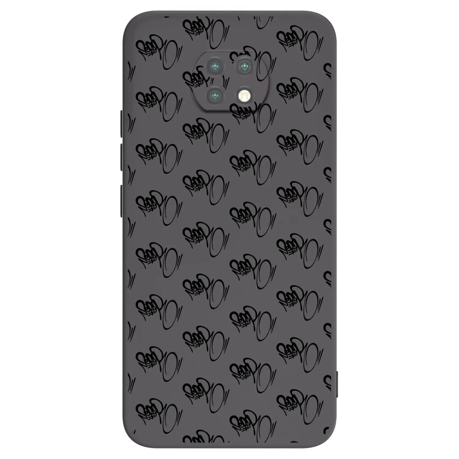 Picasee silikonový černý obal pro Xiaomi Redmi Note 9T - Separ - Black On Black 1