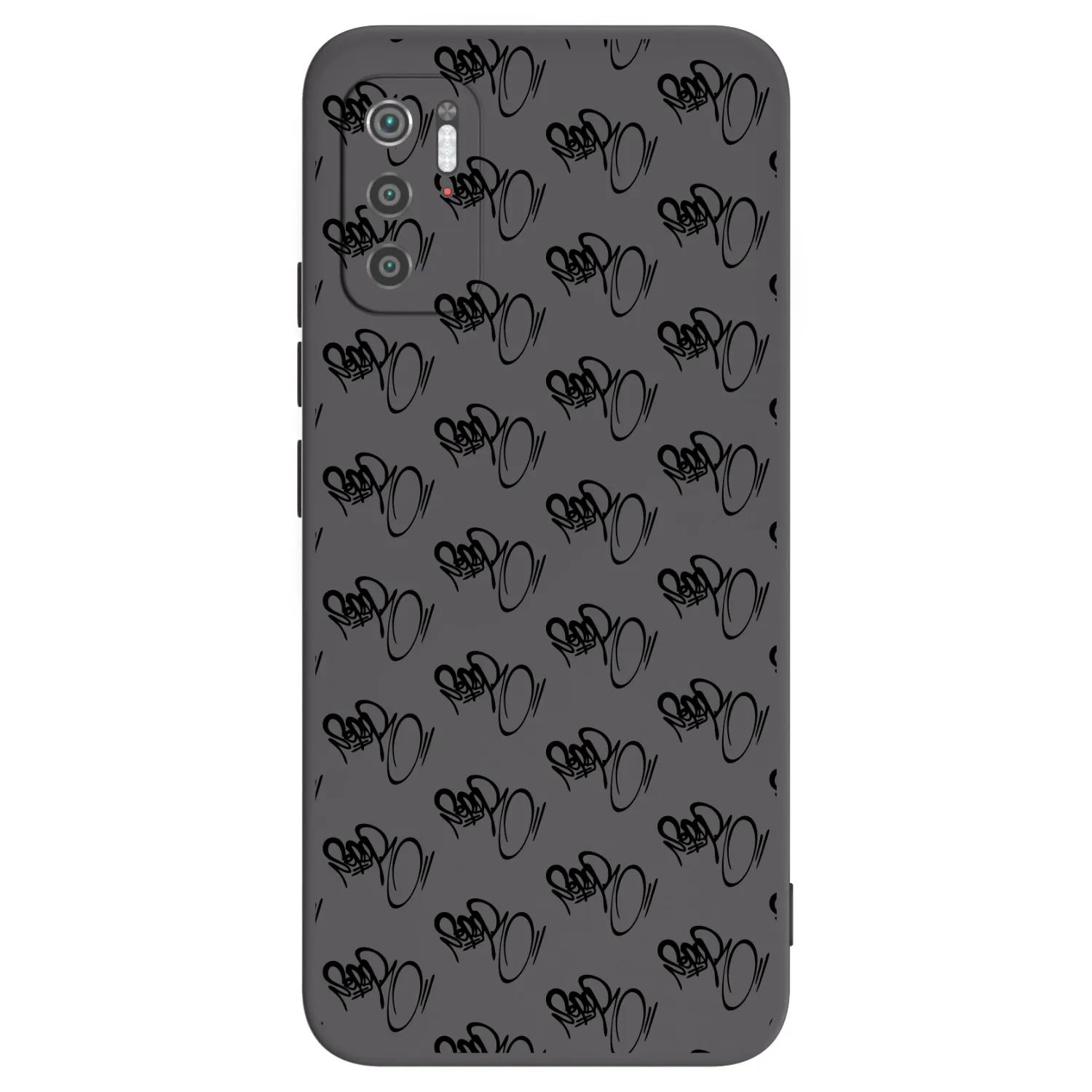 Picasee silikonový černý obal pro Xiaomi Poco M3 Pro 5G - Separ - Black On Black 1