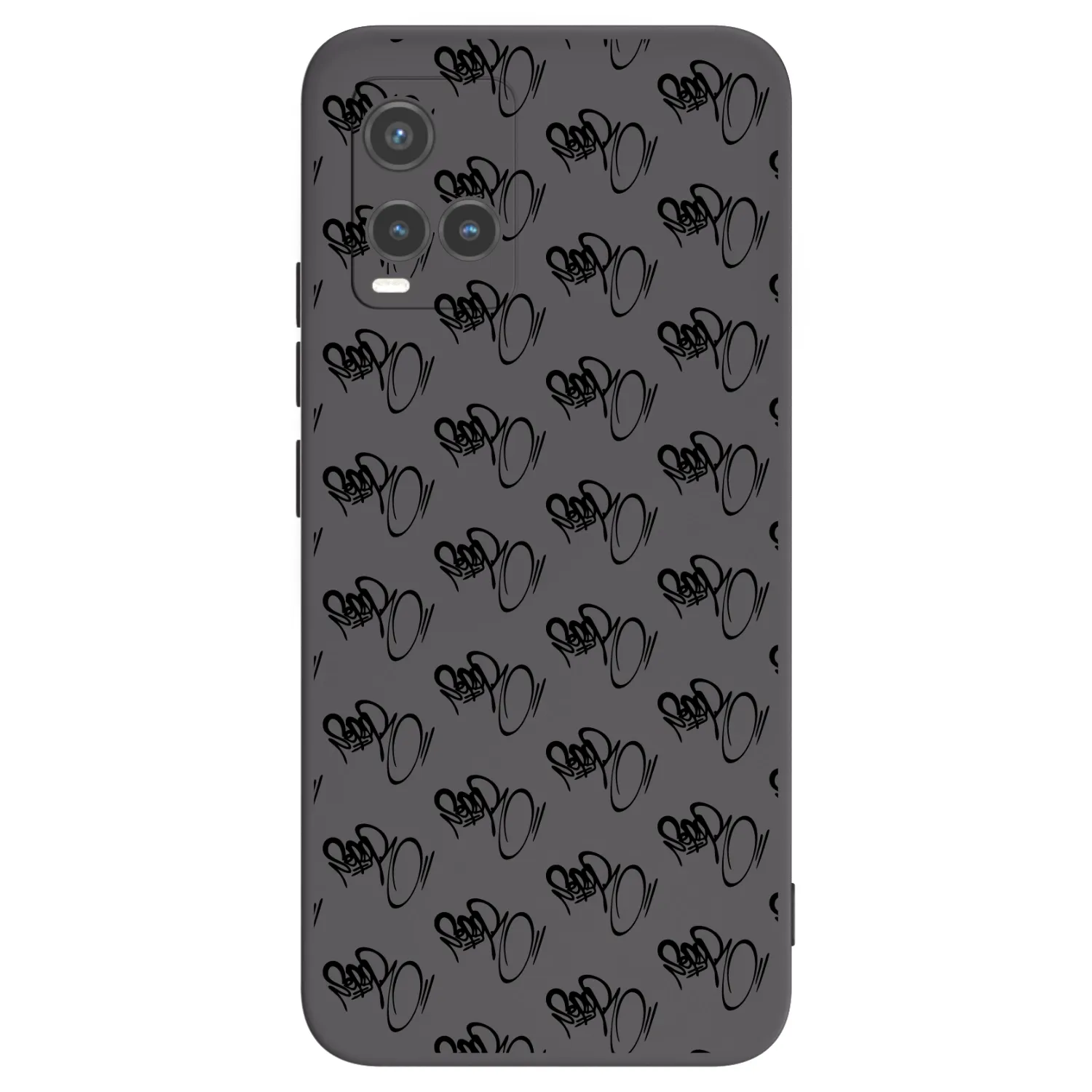 Picasee silikonový černý obal pro Vivo Y33s - Separ - Black On Black 1