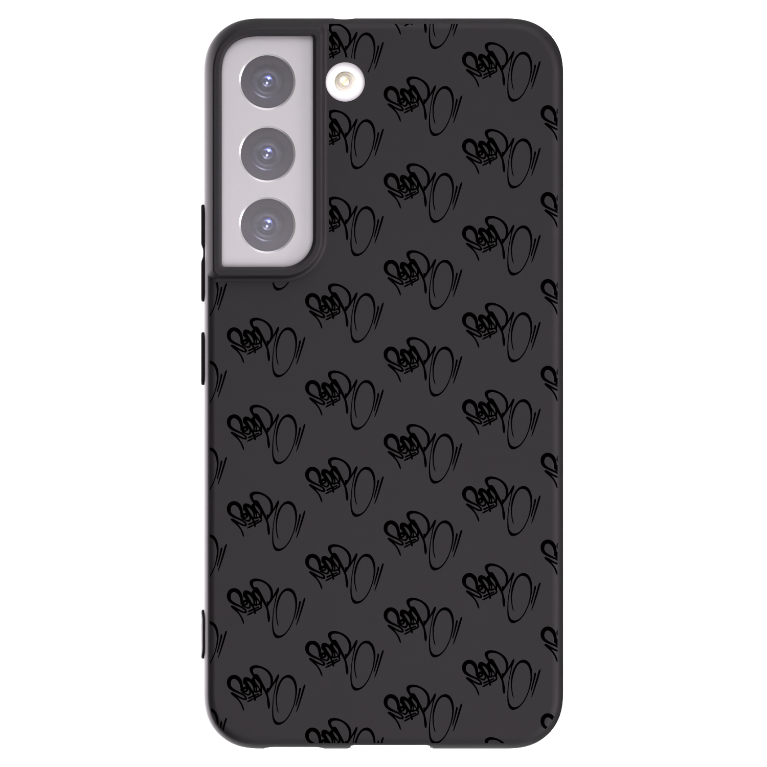 Picasee silikonový černý obal pro Samsung Galaxy S22 5G - Separ - Black On Black 1
