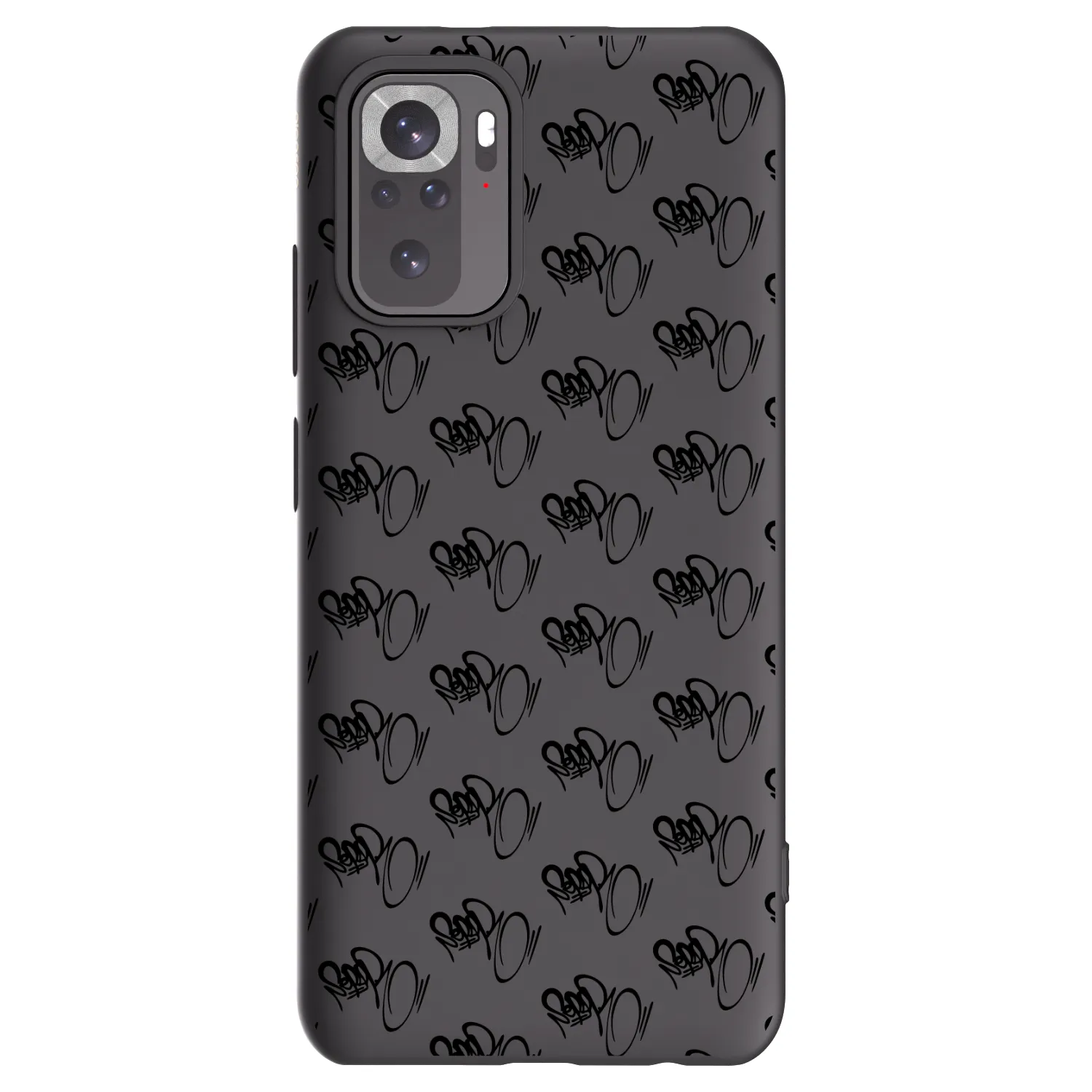 Picasee silikonový černý obal pro Xiaomi Redmi Note 11S 4G - Separ - Black On Black 1
