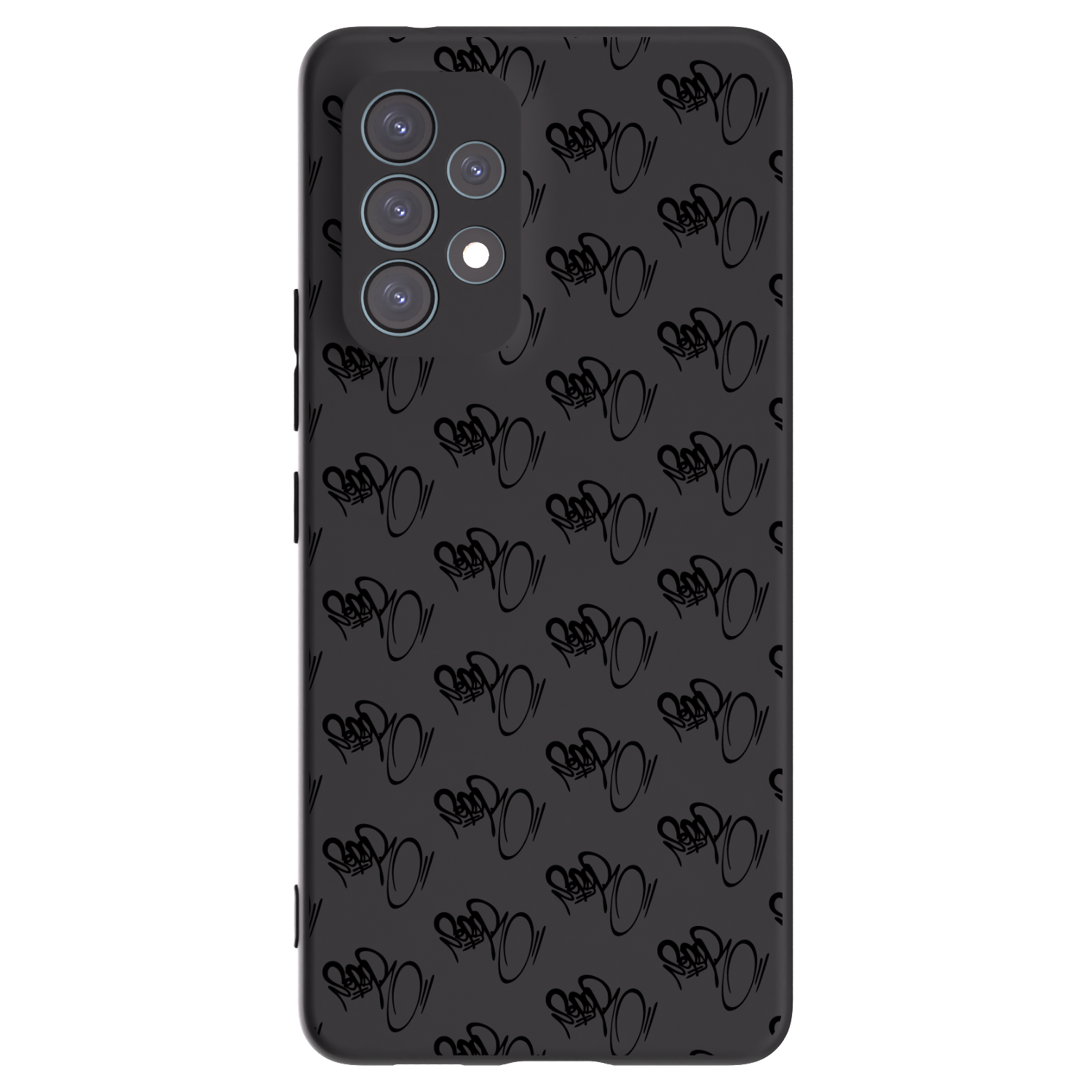 Picasee silikonový černý obal pro Samsung Galaxy A53 5G A536 - Separ - Black On Black 1