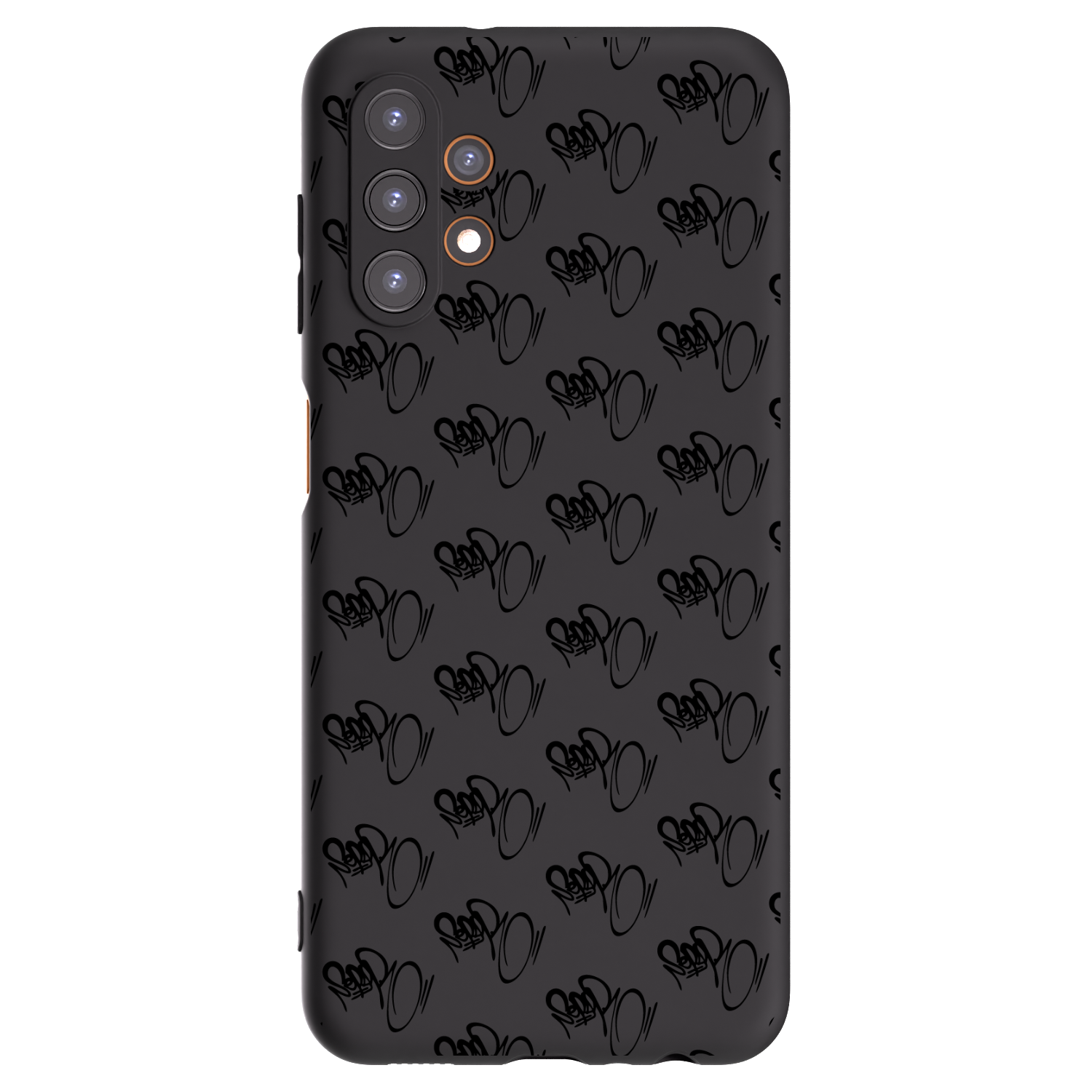 Picasee silikonový černý obal pro Samsung Galaxy A13 4G A135 - Separ - Black On Black 1