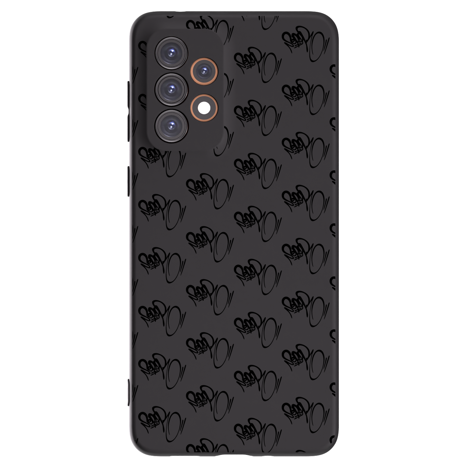 Picasee silikonový černý obal pro Samsung Galaxy A33 5G A336 - Separ - Black On Black 1