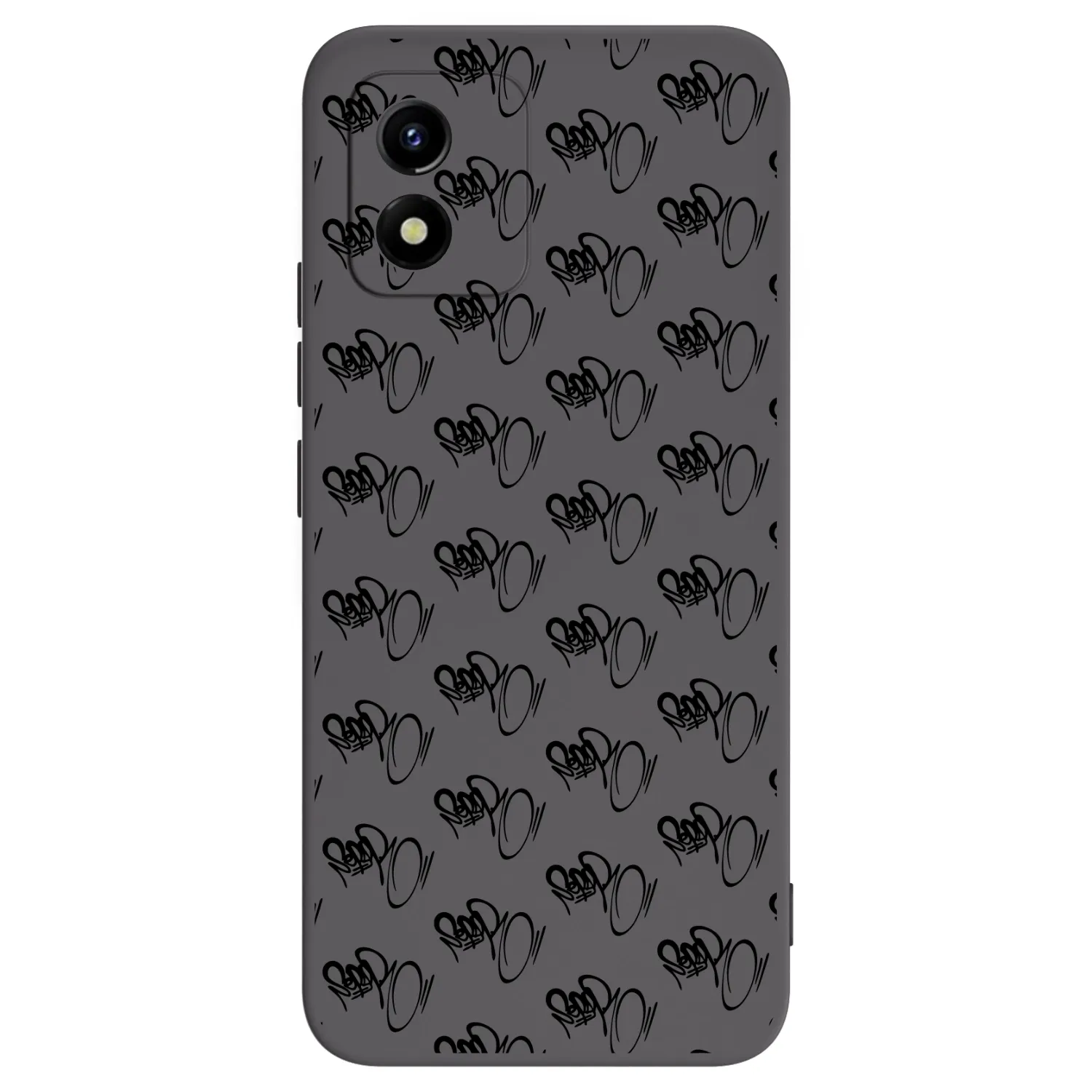 Picasee silikonový černý obal pro Vivo Y01 - Separ - Black On Black 1