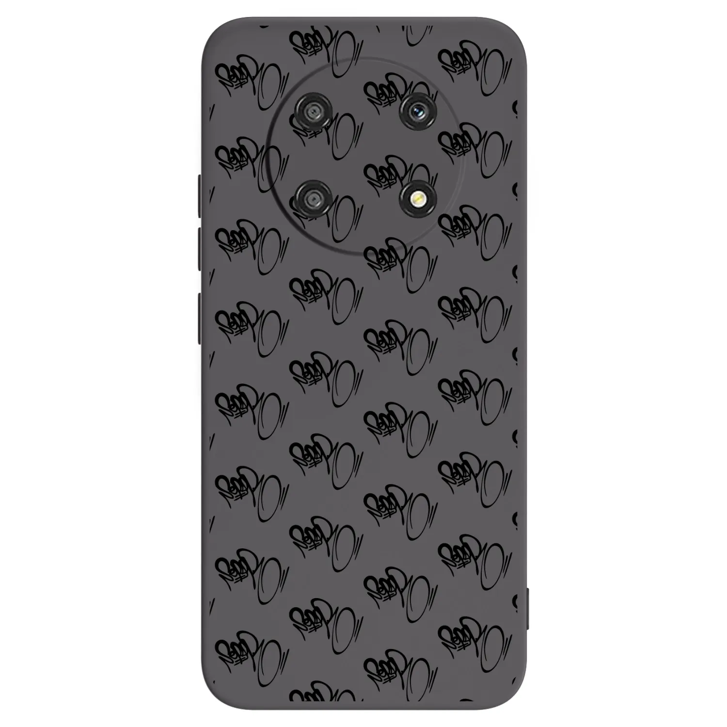 Picasee silikonový černý obal pro Honor Magic4 Lite 5G - Separ - Black On Black 1