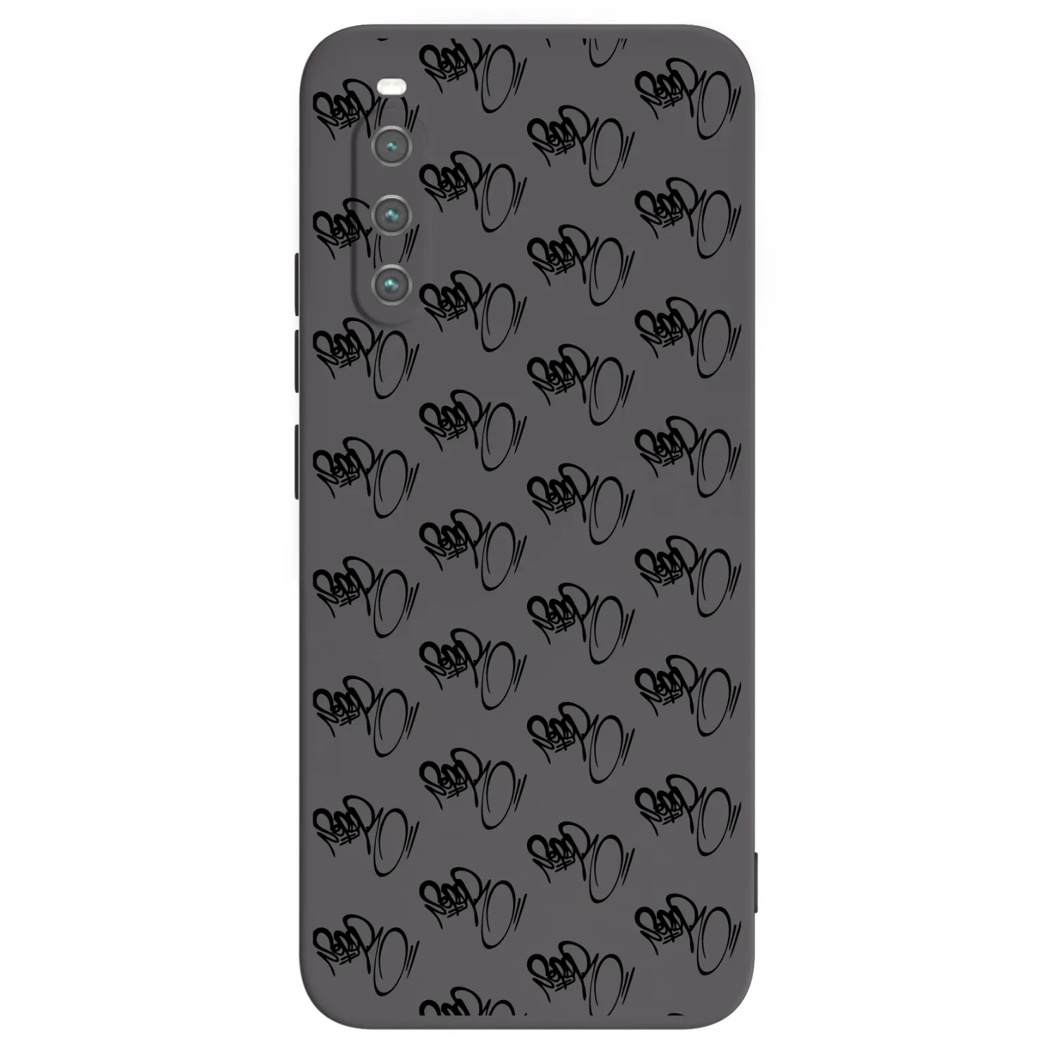 Picasee silikonový černý obal pro Sony Xperia 10 IV 5G - Separ - Black On Black 1