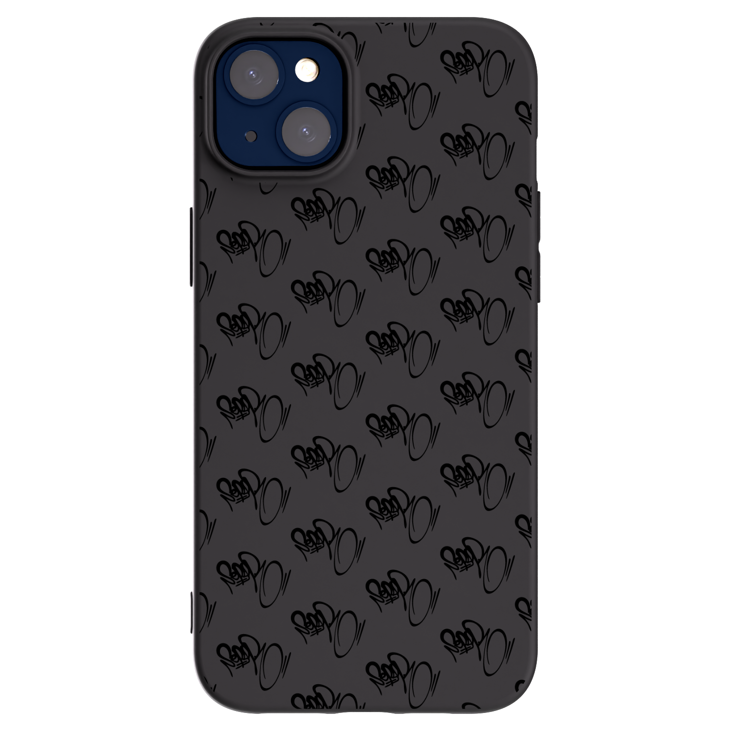 Picasee silikonový černý obal pro Apple iPhone 14 Plus - Separ - Black On Black 1