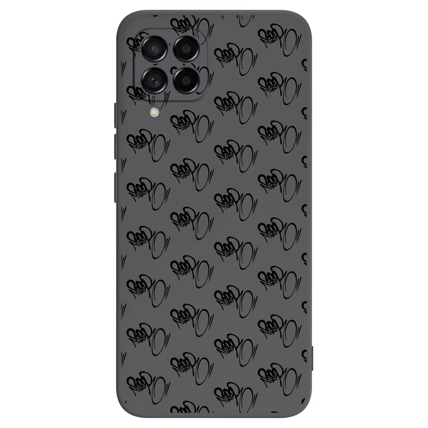 Picasee silikonový černý obal pro Samsung Galaxy M53 5G - Separ - Black On Black 1