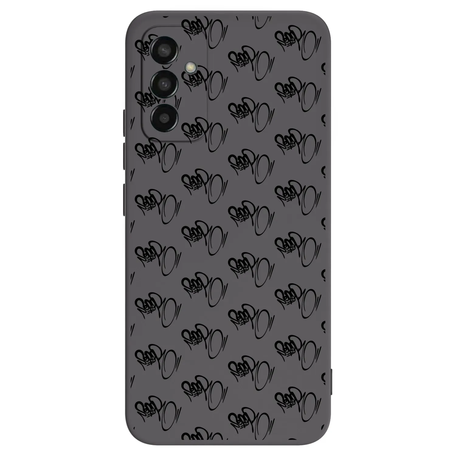 Picasee silikonový černý obal pro Samsung Galaxy M13 M135F - Separ - Black On Black 1