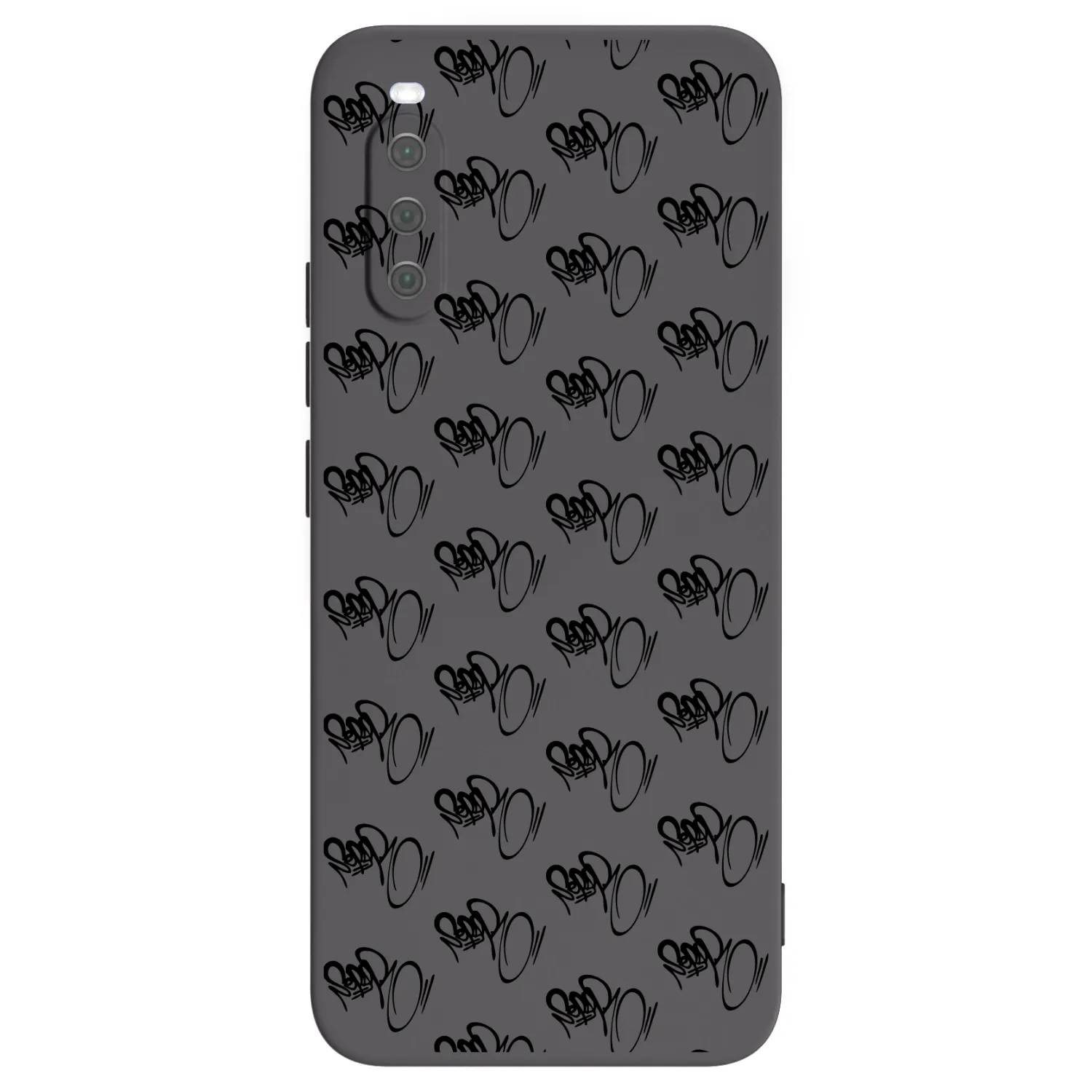 Picasee silikonový černý obal pro Sony Xperia 10 III - Separ - Black On Black 1