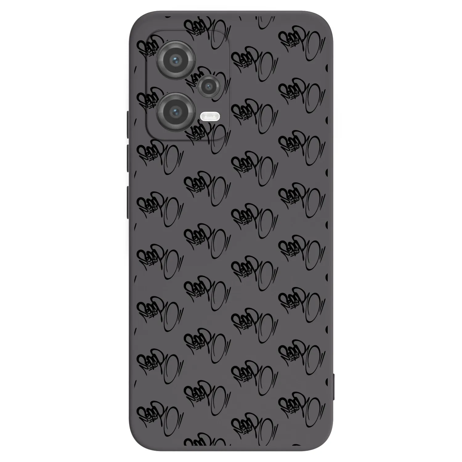 Picasee silikonový černý obal pro Xiaomi Poco X5 - Separ - Black On Black 1
