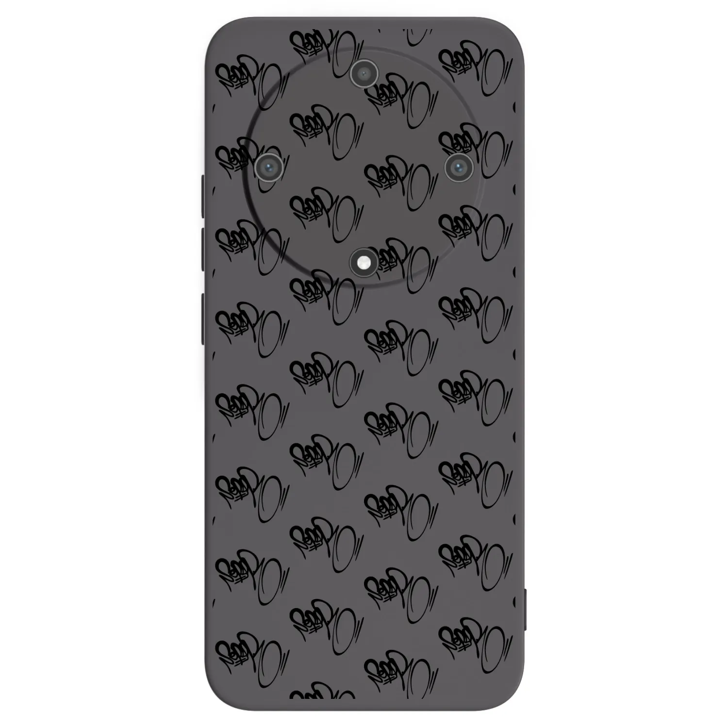 Picasee silikonový černý obal pro Honor Magic5 Lite 5G - Separ - Black On Black 1