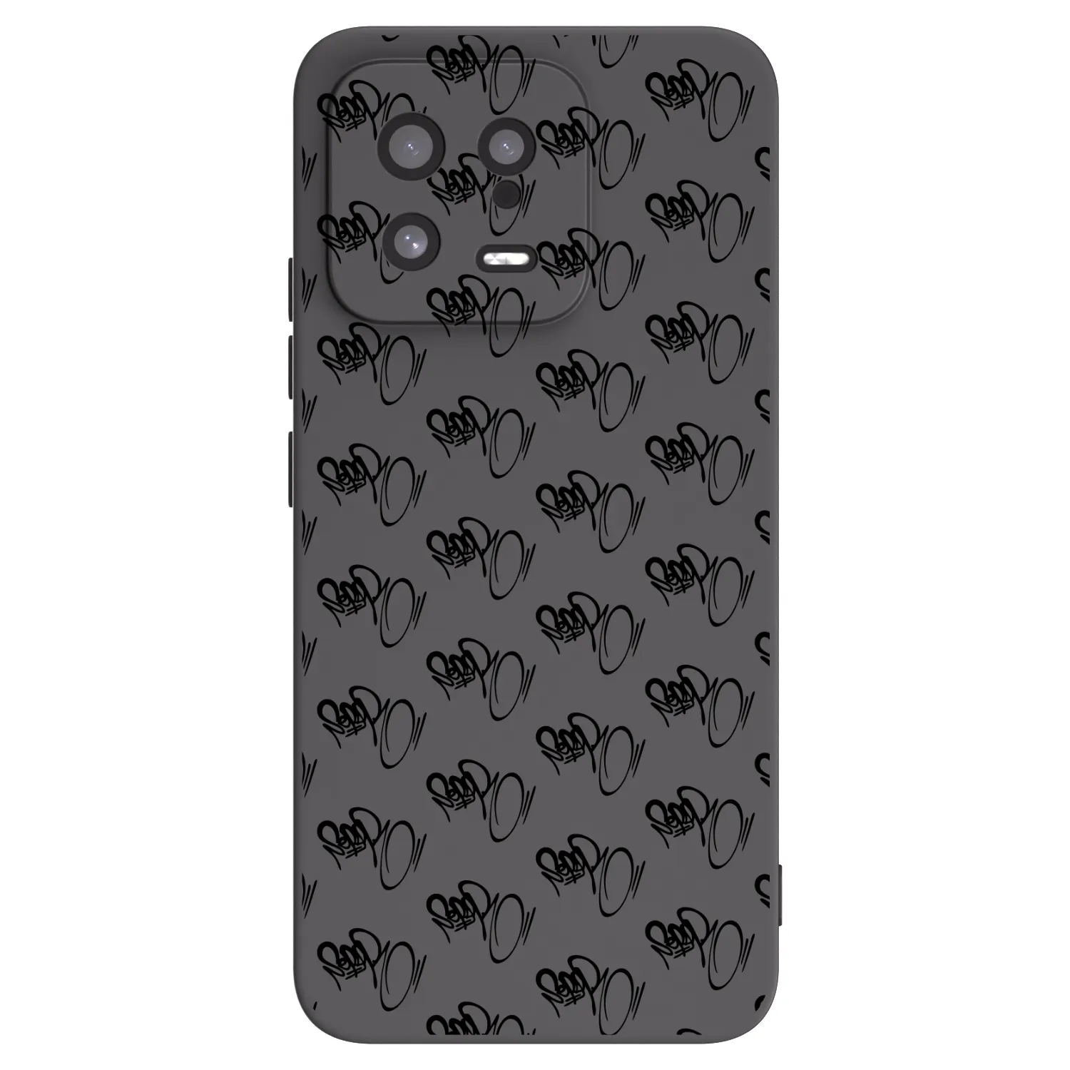 Picasee silikonový černý obal pro Xiaomi 13 - Separ - Black On Black 1