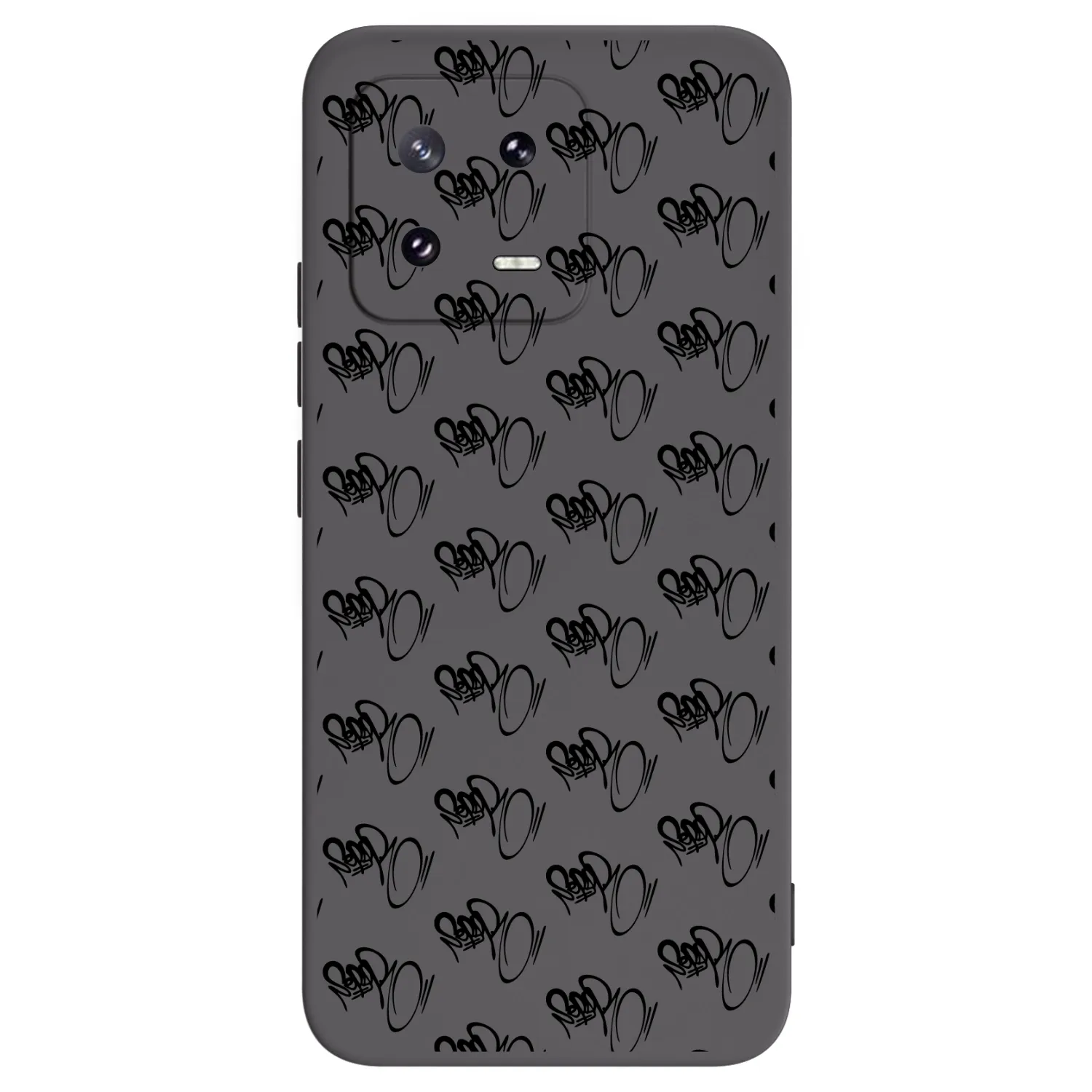 Picasee silikonový černý obal pro Xiaomi 13 Pro - Separ - Black On Black 1