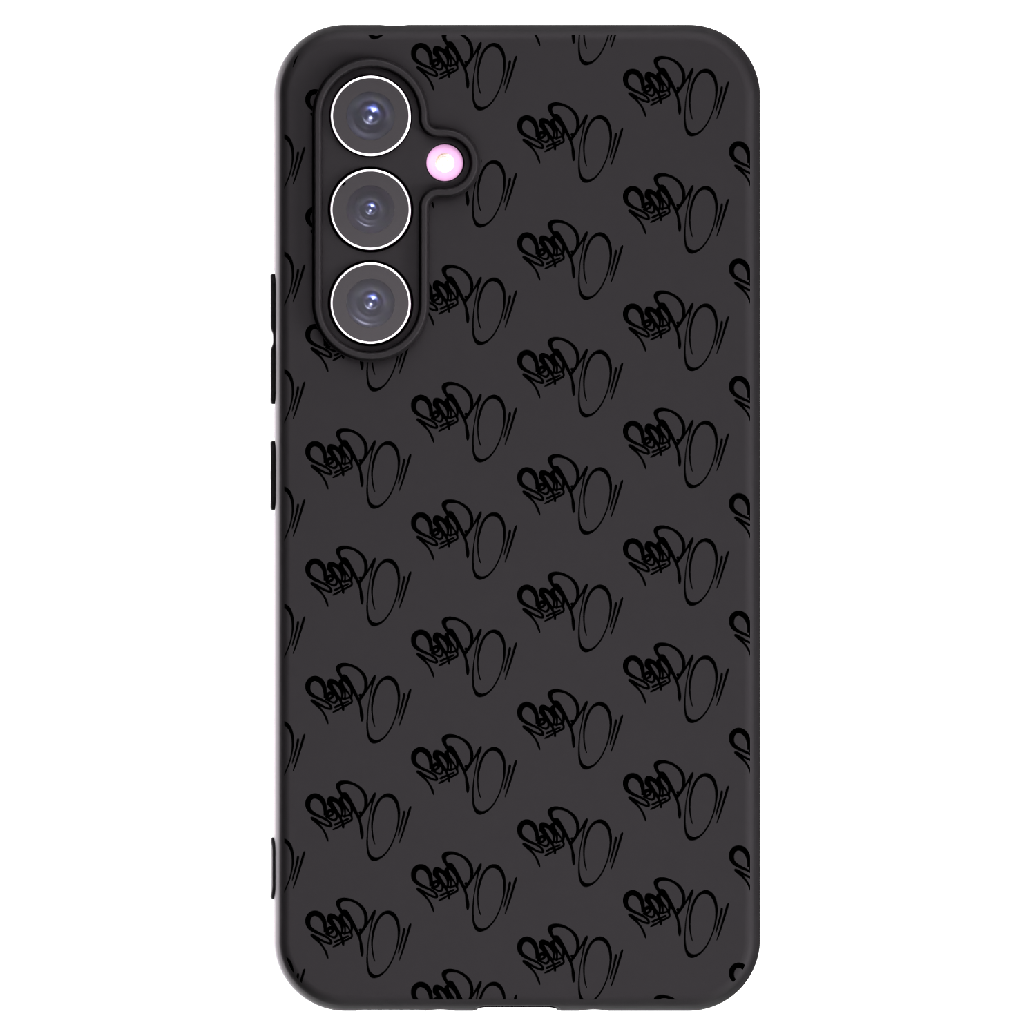 Picasee silikonový černý obal pro Samsung Galaxy A54 5G A546B - Separ - Black On Black 1