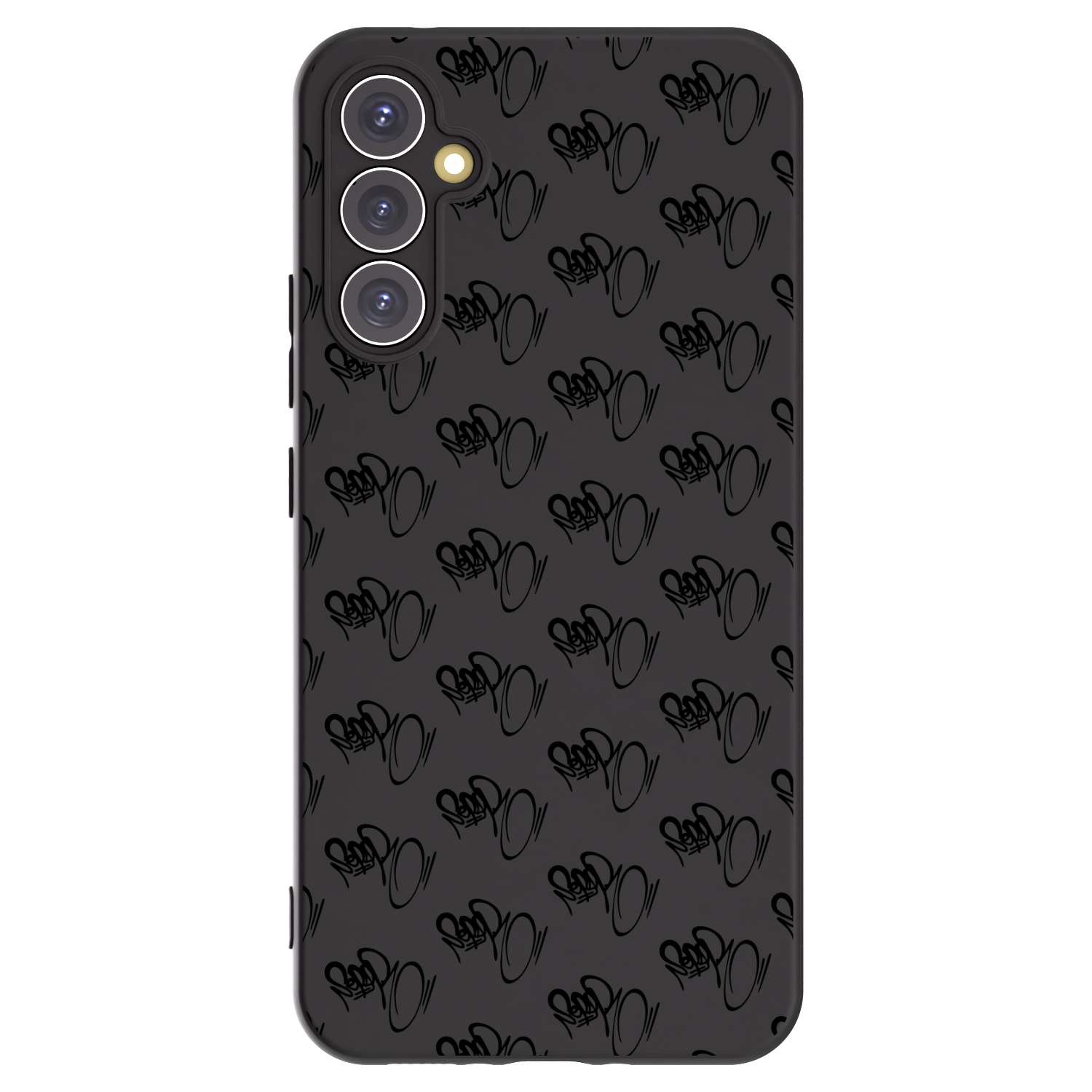 Picasee silikonový černý obal pro Samsung Galaxy A34 5G A346B - Separ - Black On Black 1