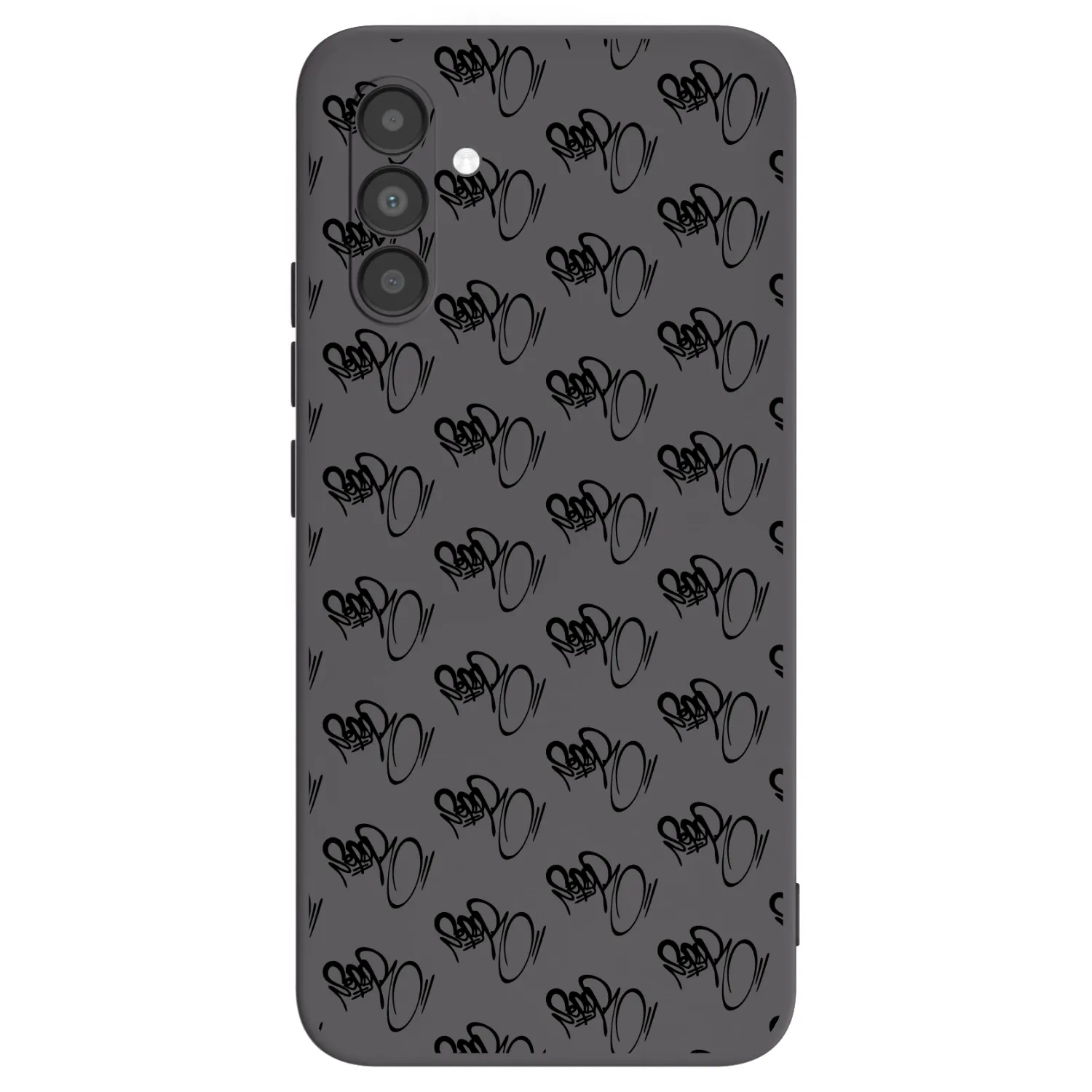 Picasee silikonový černý obal pro Samsung Galaxy A04s A047F - Separ - Black On Black 1