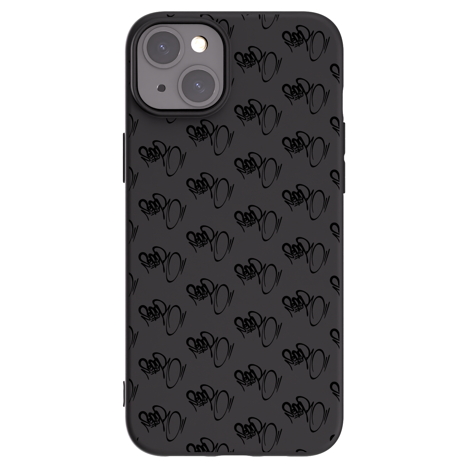 Picasee silikonový černý obal pro Apple iPhone 15 Plus - Separ - Black On Black 1