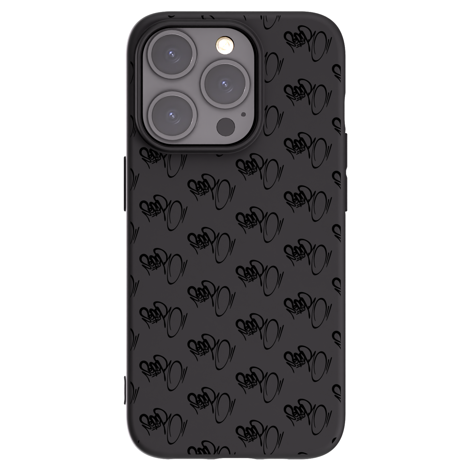 Picasee silikonový černý obal pro Apple iPhone 15 Pro - Separ - Black On Black 1