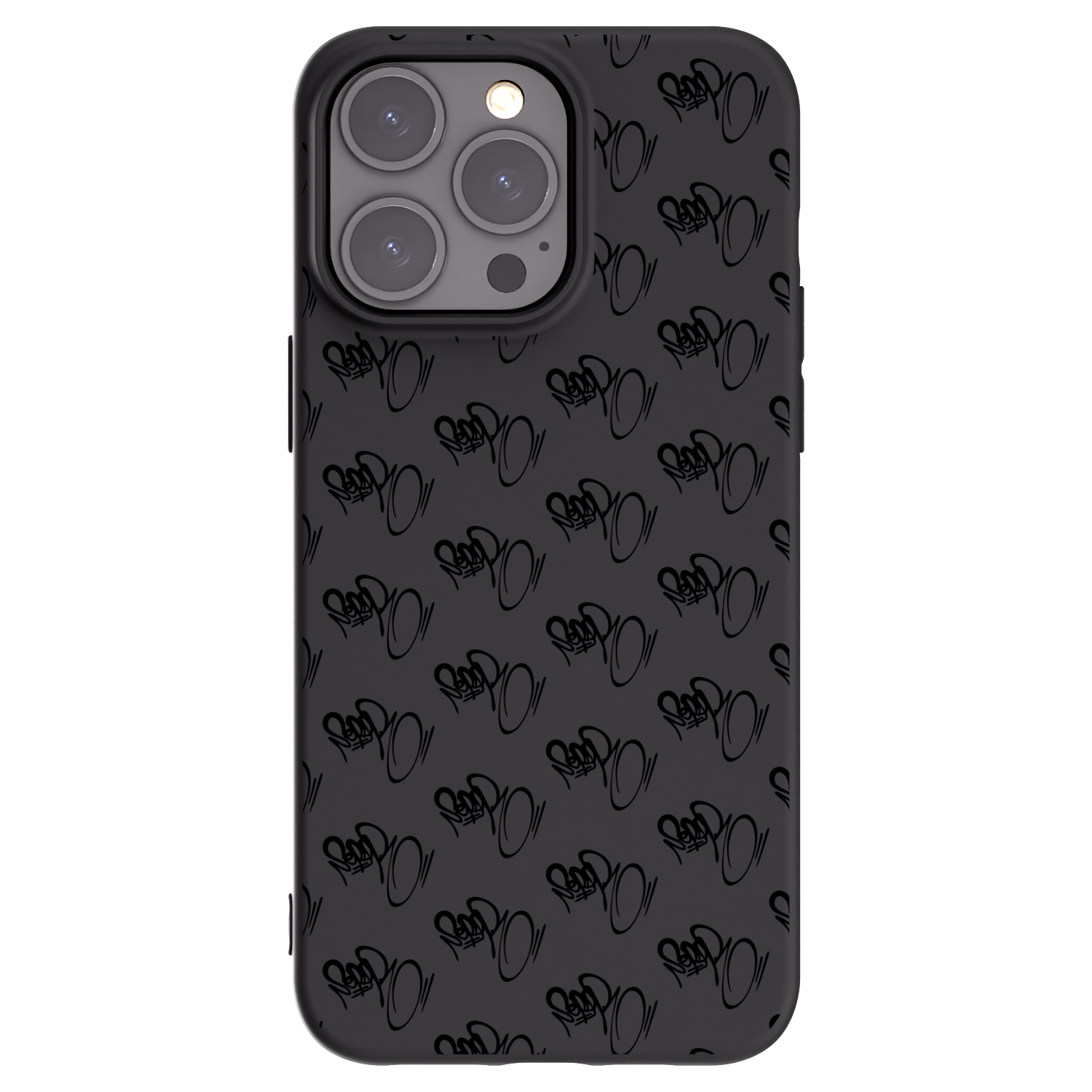 Picasee silikonový černý obal pro Apple iPhone 15 Pro Max - Separ - Black On Black 1