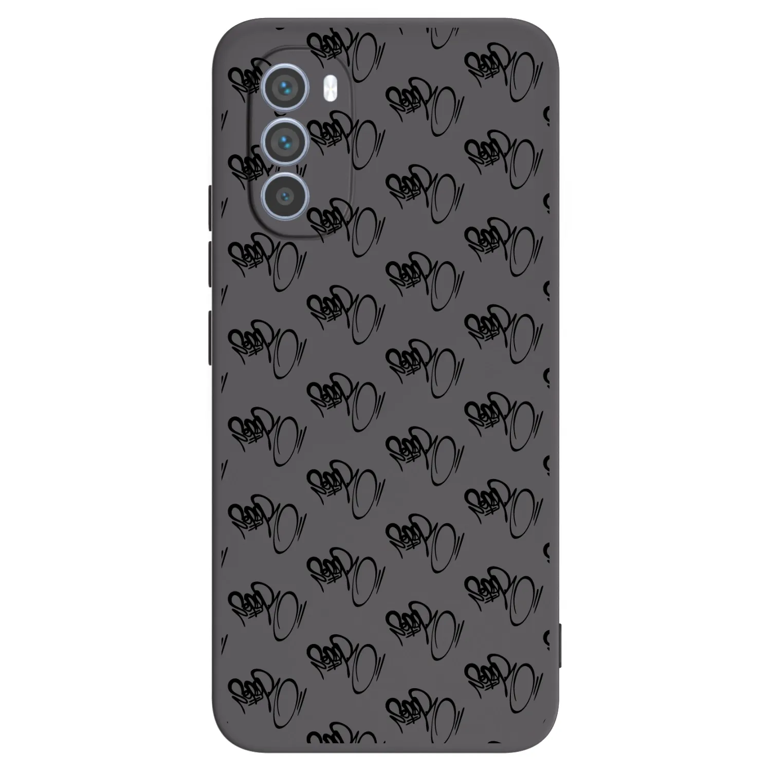 Picasee silikonový černý obal pro Motorola Moto G62 - Separ - Black On Black 1