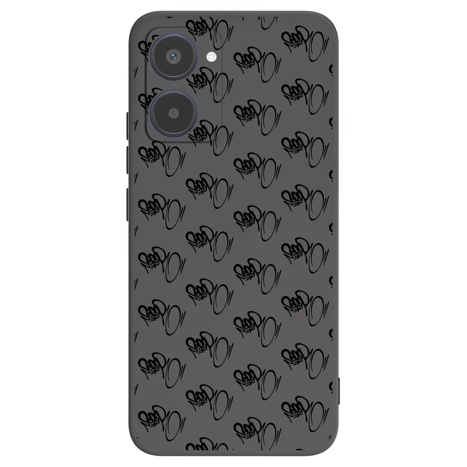 Picasee silikonový černý obal pro Realme 10 4G - Separ - Black On Black 1