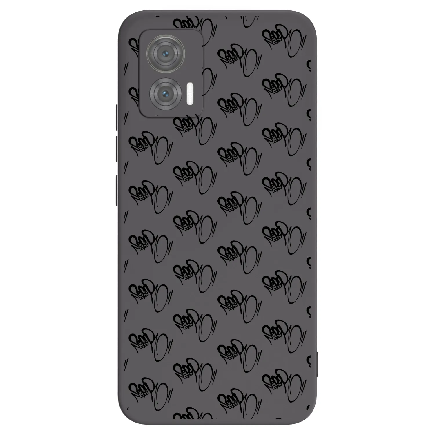 Picasee silikonový černý obal pro Motorola Edge 30 Neo - Separ - Black On Black 1