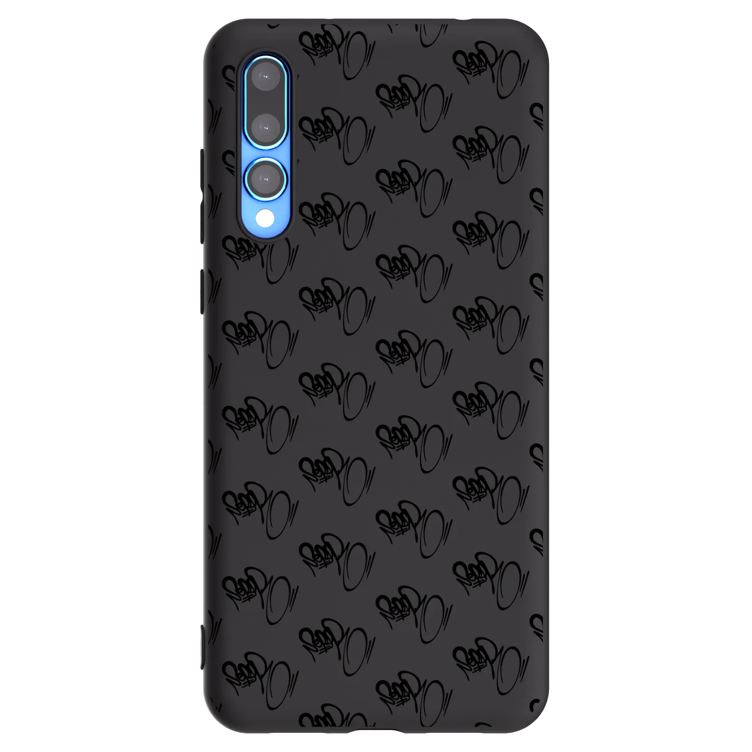 Picasee silikonový černý obal pro Huawei P20 Pro - Separ - Black On Black 1