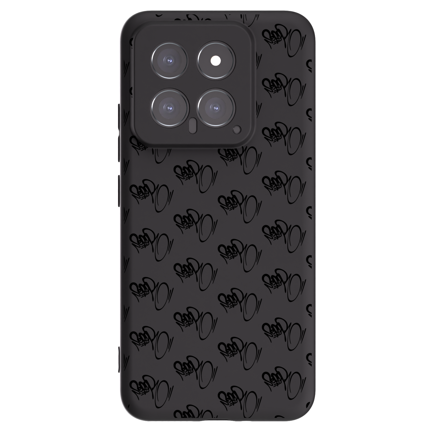Picasee silikonový černý obal pro Xiaomi 14 - Separ - Black On Black 1