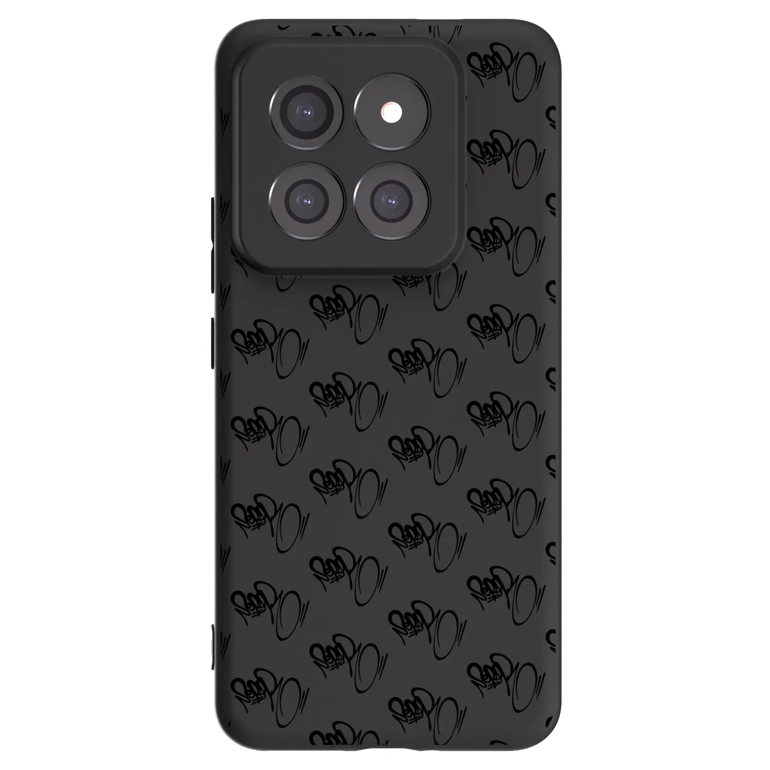 Picasee silikonový černý obal pro Xiaomi 14 Pro - Separ - Black On Black 1