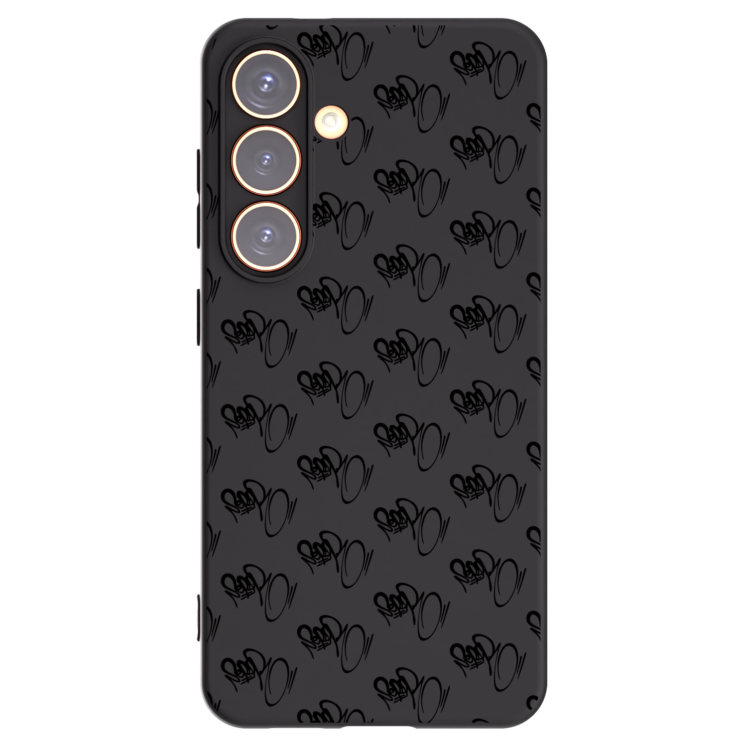 Picasee silikonový černý obal pro Samsung Galaxy S24 S921B 5G - Separ - Black On Black 1