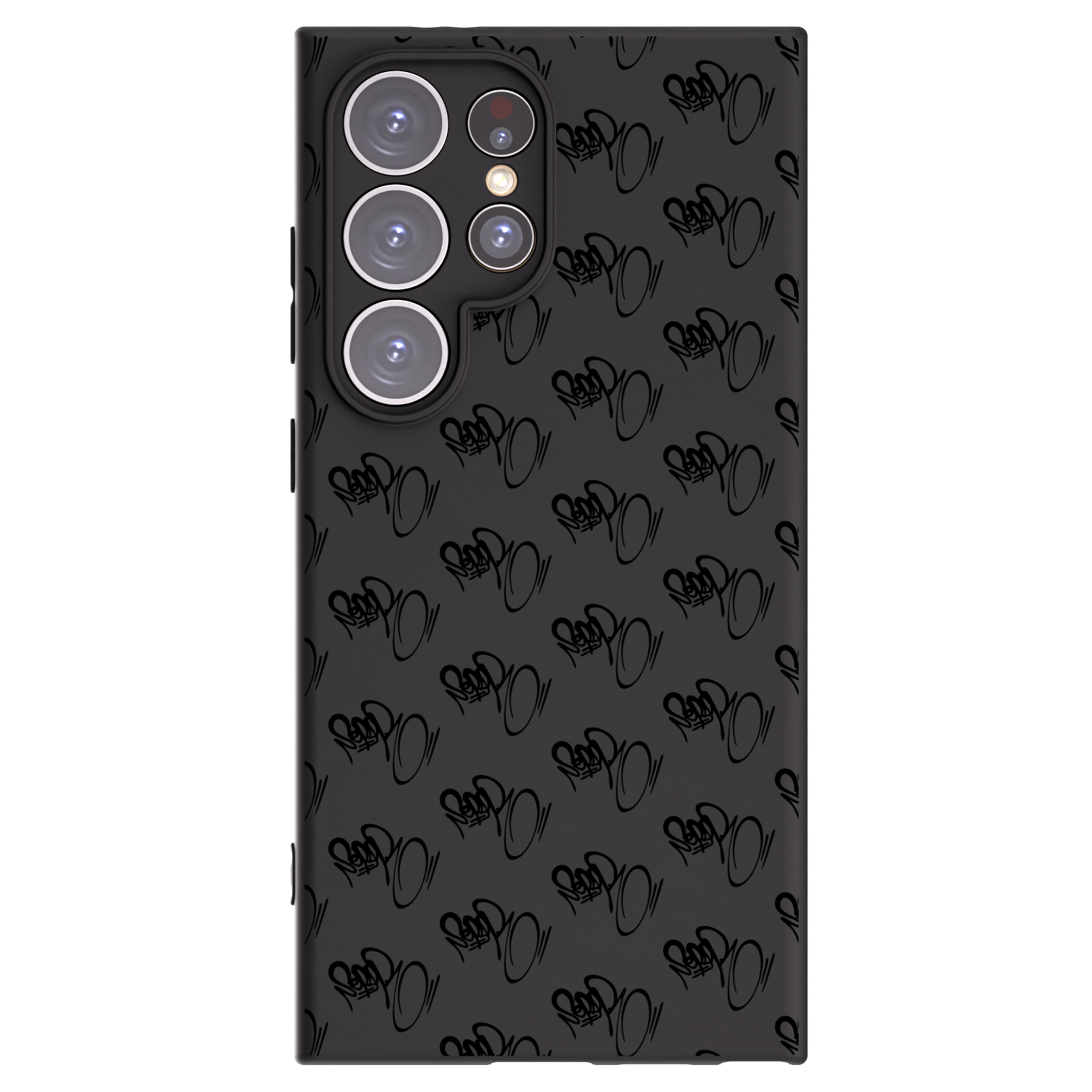 Picasee silikonový černý obal pro Samsung Galaxy S24 Ultra S928B 5G - Separ - Black On Black 1
