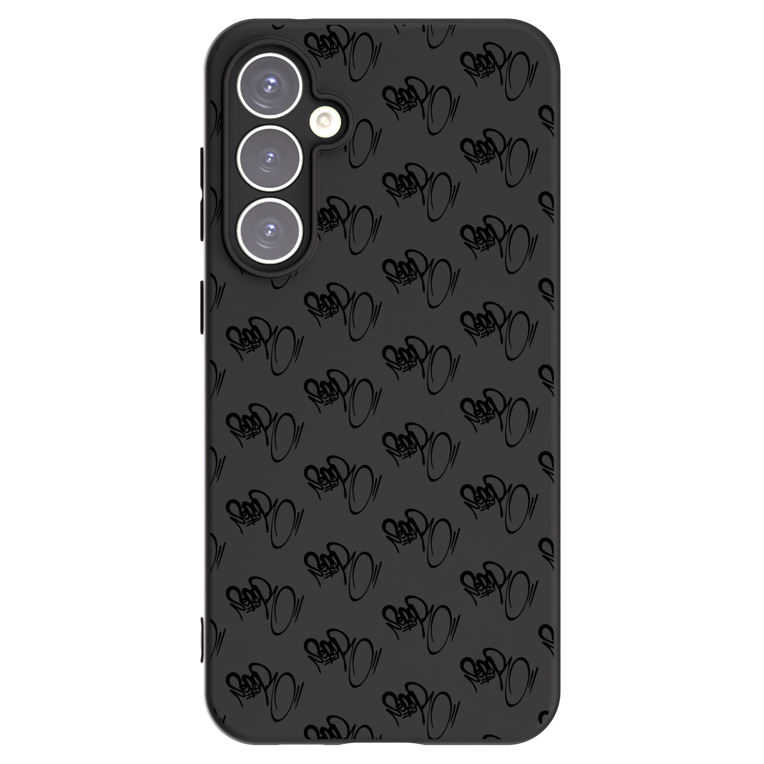 Picasee silikonový černý obal pro Samsung Galaxy S23 FE S711B - Separ - Black On Black 1