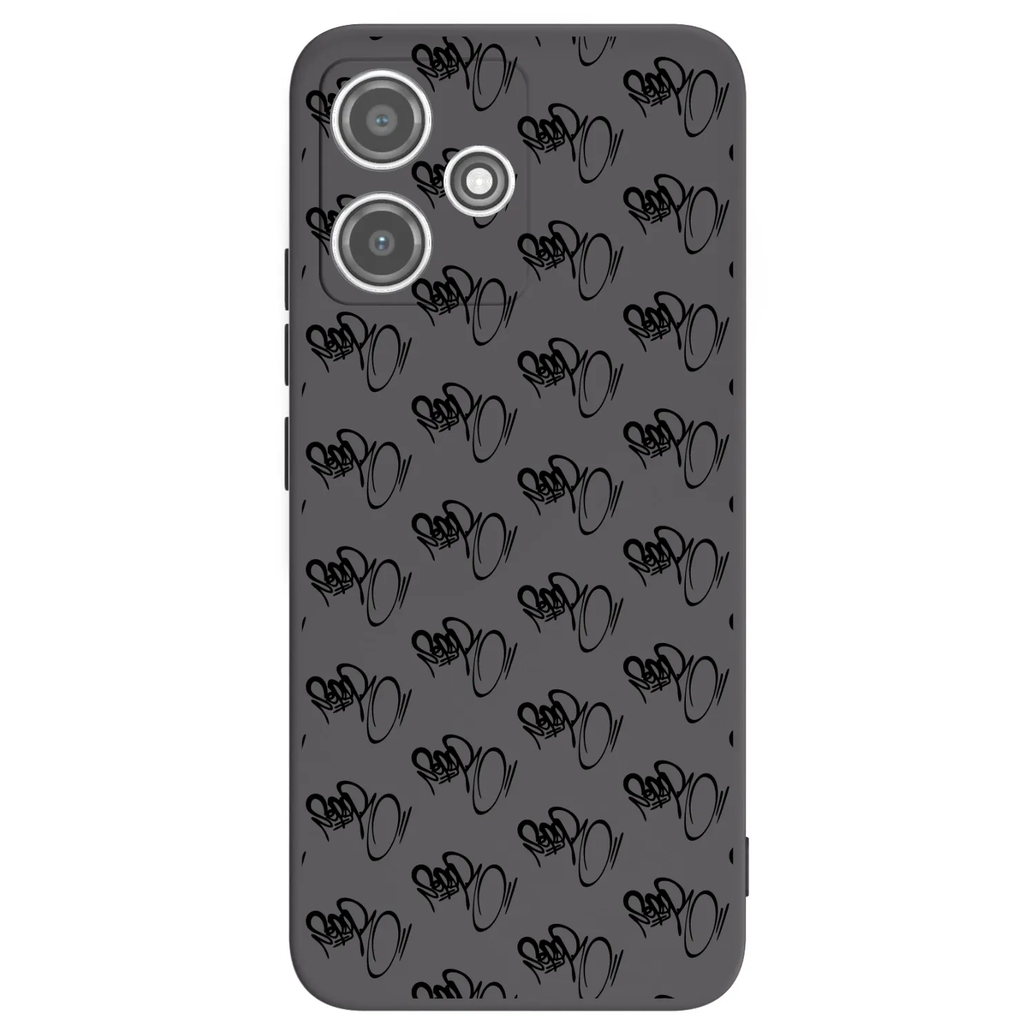 Picasee silikonový černý obal pro Xiaomi Redmi 12 5G - Separ - Black On Black 1