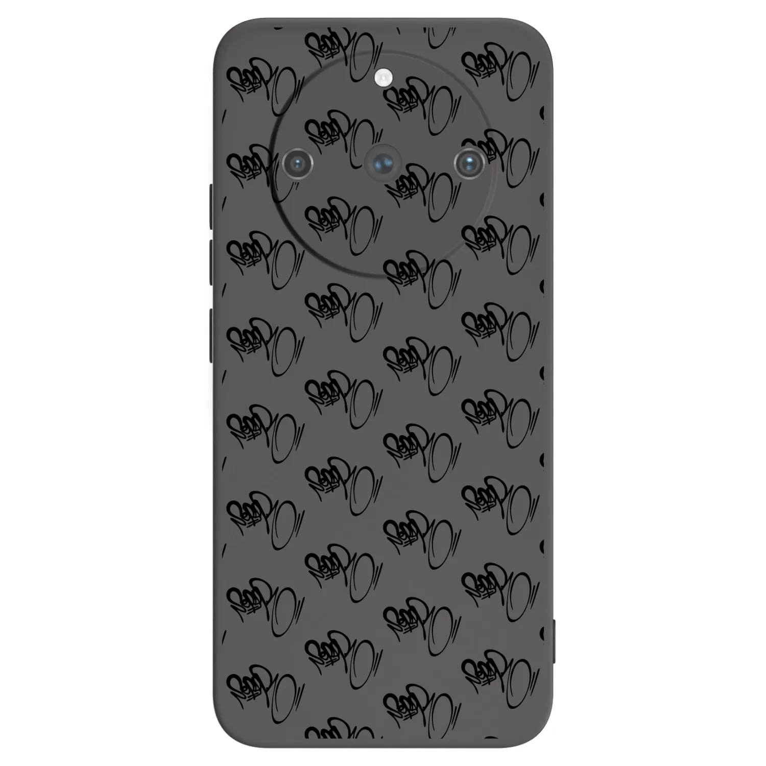 Picasee silikonový černý obal pro Realme 11 Pro+ - Separ - Black On Black 1