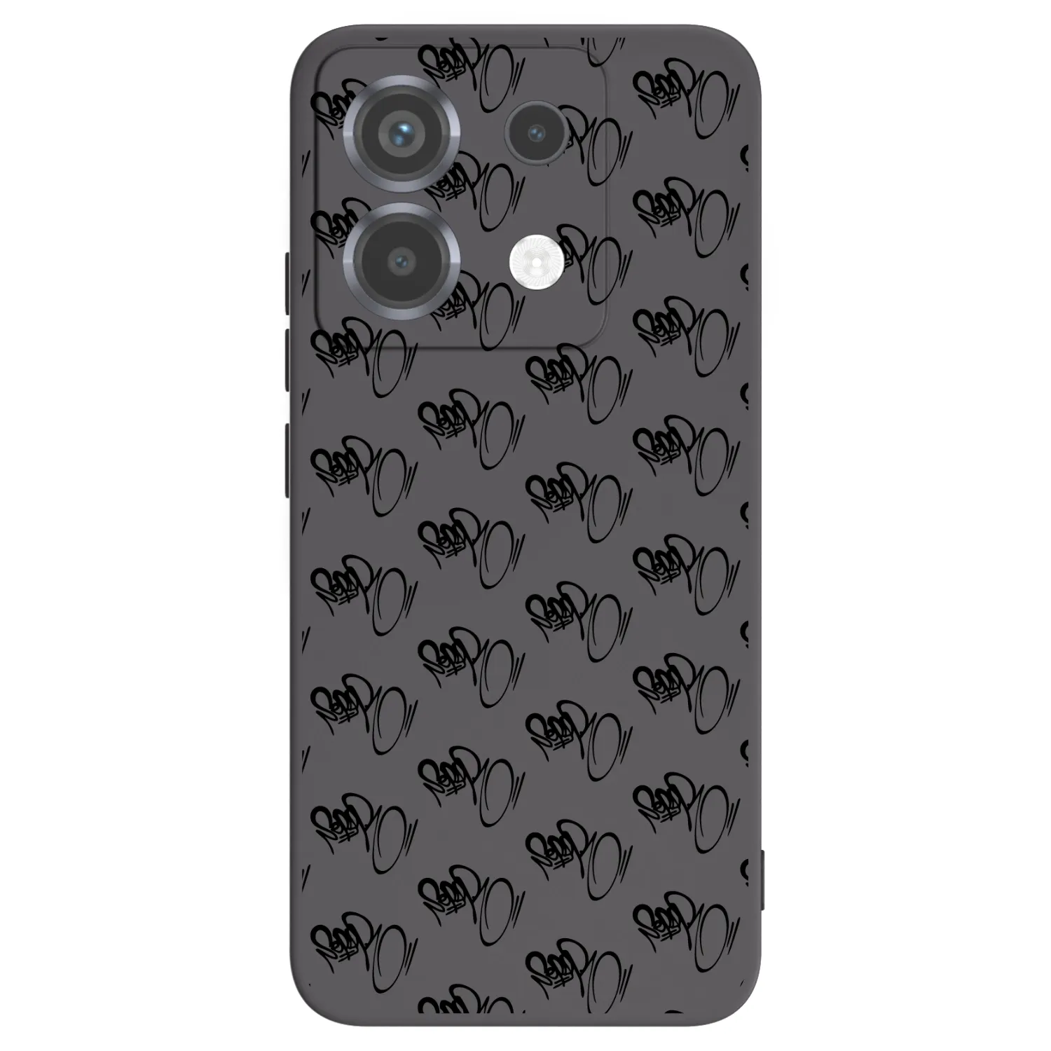 Picasee silikonový černý obal pro Xiaomi Poco X6 - Separ - Black On Black 1