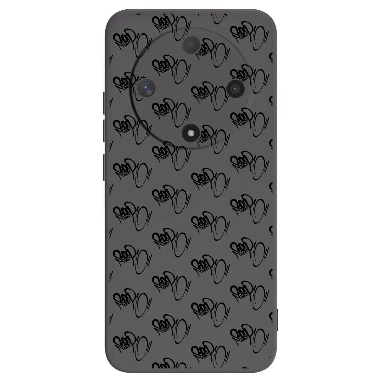 Picasee silikonový černý obal pro Honor Magic6 Lite 5G - Separ - Black On Black 1
