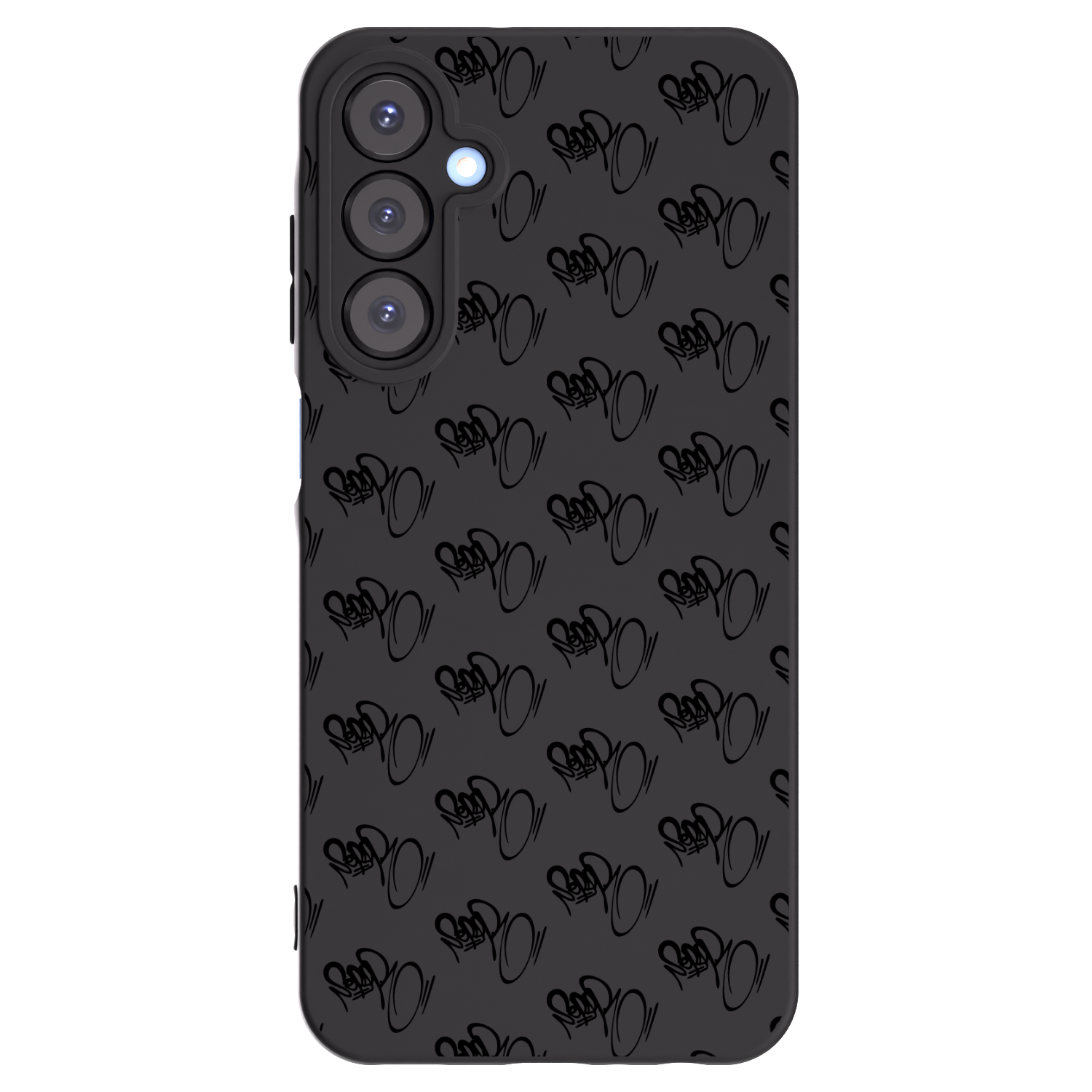 Picasee silikonový černý obal pro Samsung Galaxy A25 A256B 5G - Separ - Black On Black 1