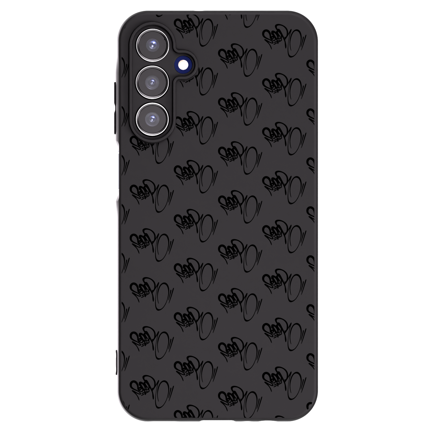 Picasee silikonový černý obal pro Samsung Galaxy A15 A155F 4G - Separ - Black On Black 1