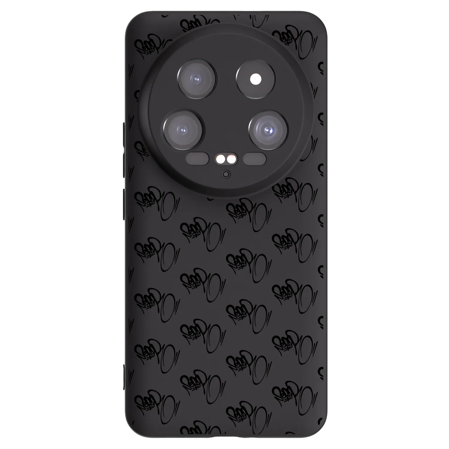 Picasee silikonový černý obal pro Xiaomi 14 Ultra - Separ - Black On Black 1