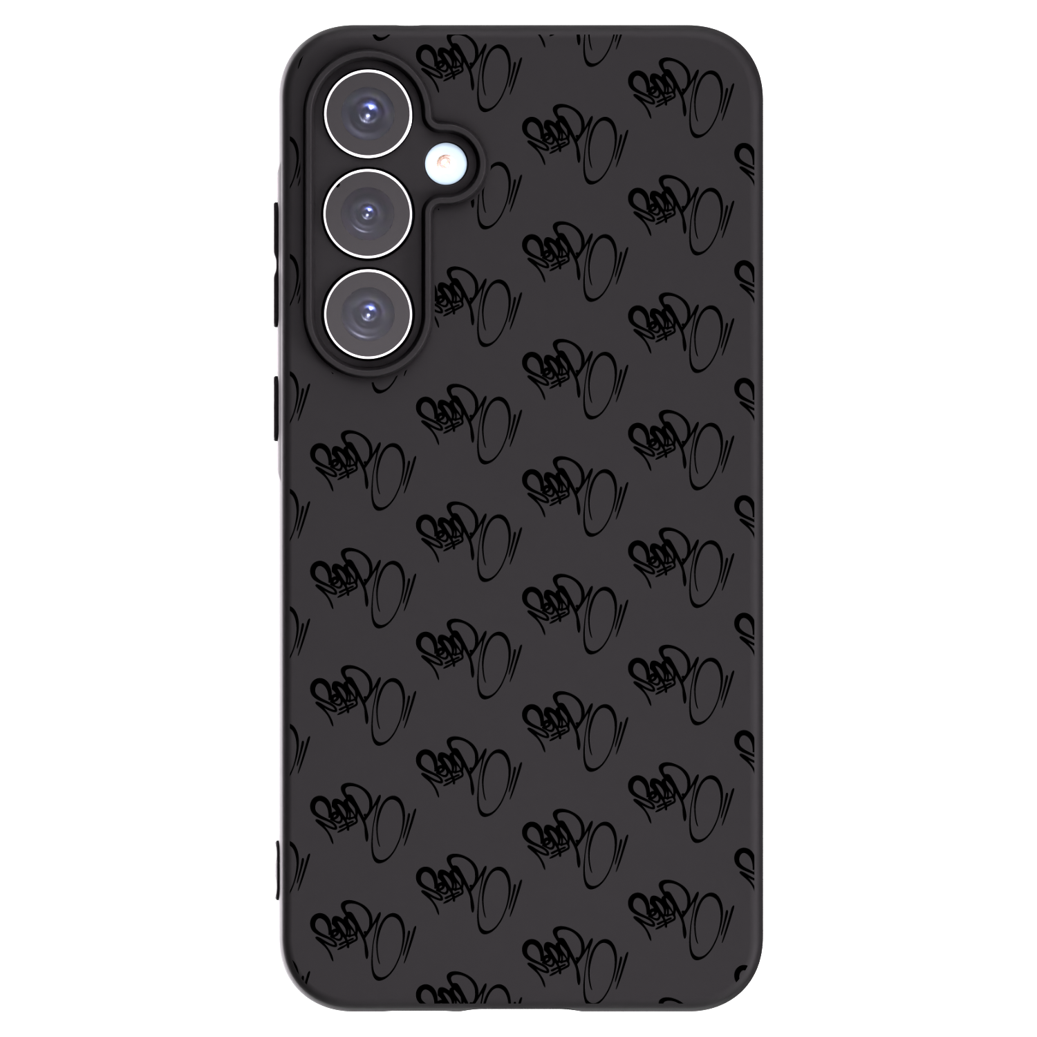 Picasee silikonový černý obal pro Samsung Galaxy A55 5G A556B - Separ - Black On Black 1