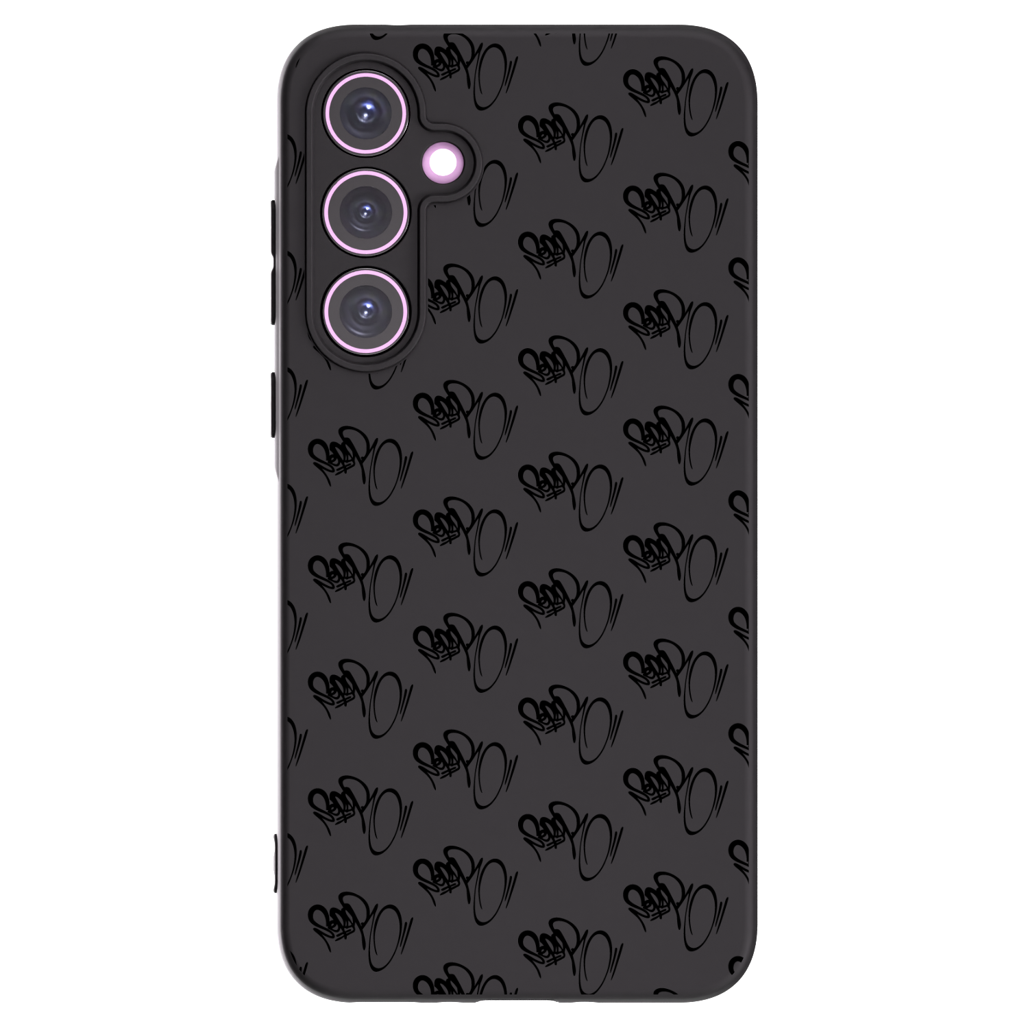 Picasee silikonový černý obal pro Samsung Galaxy A35 5G A356B - Separ - Black On Black 1