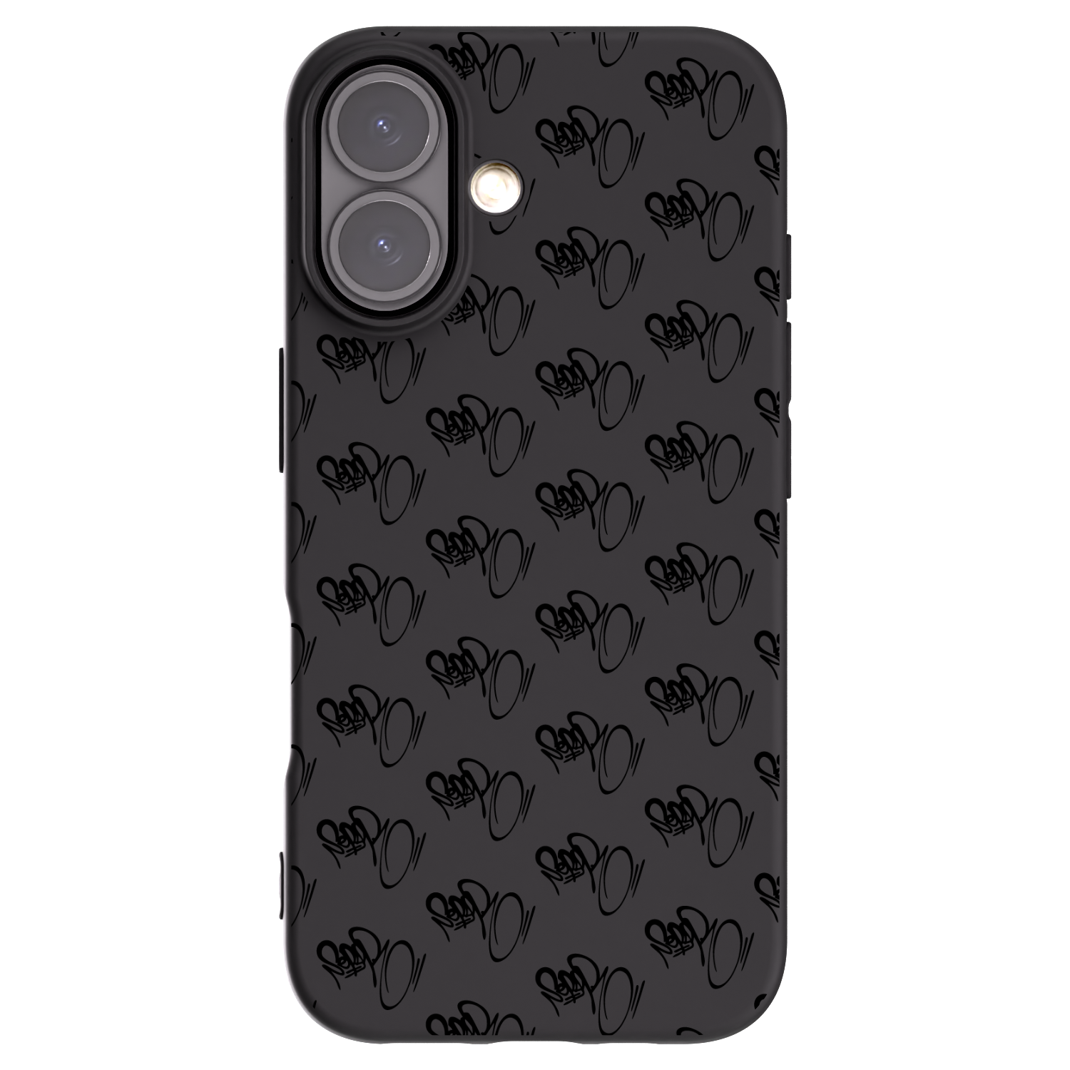 Picasee silikonový černý obal pro Apple iPhone 16 - Separ - Black On Black 1