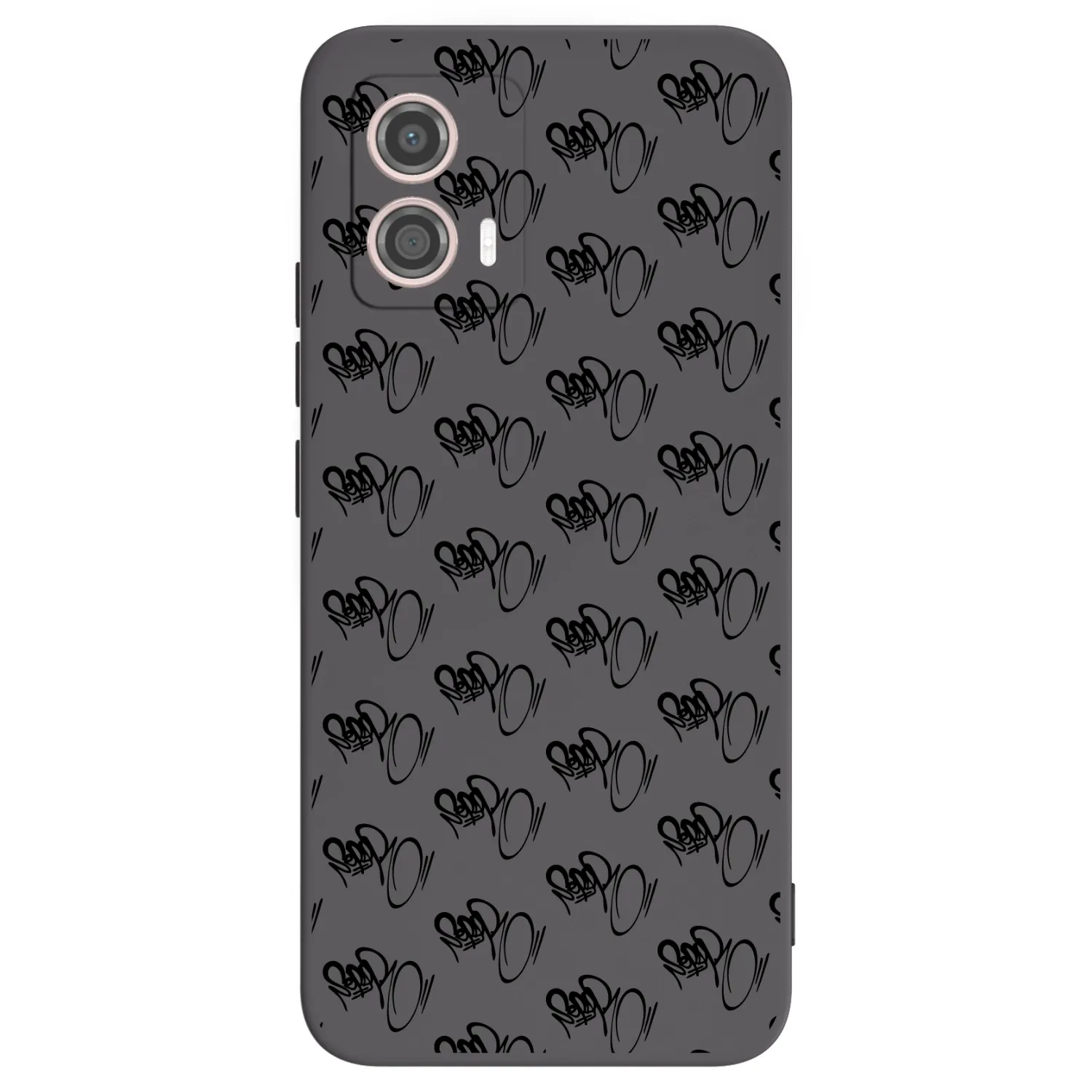 Picasee silikonový černý obal pro Motorola Moto G53 5G - Separ - Black On Black 1