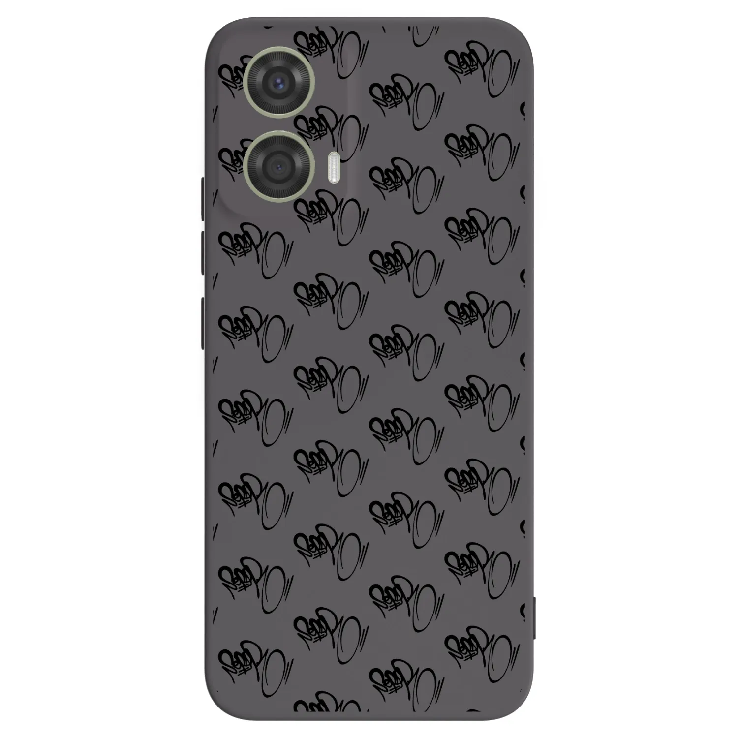 Picasee silikonový černý obal pro Motorola Moto G24 - Separ - Black On Black 1