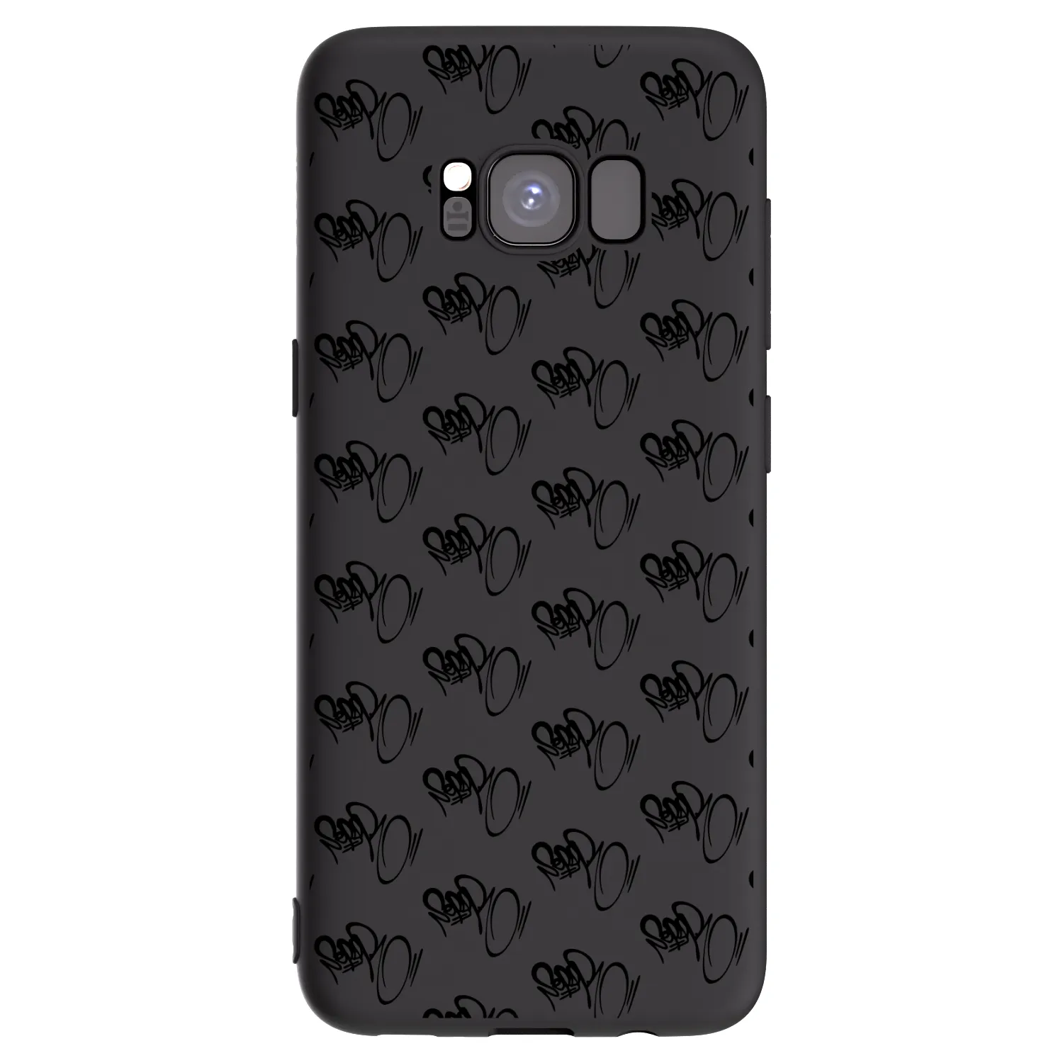 Picasee silikonový černý obal pro Samsung Galaxy S8 G950F - Separ - Black On Black 1
